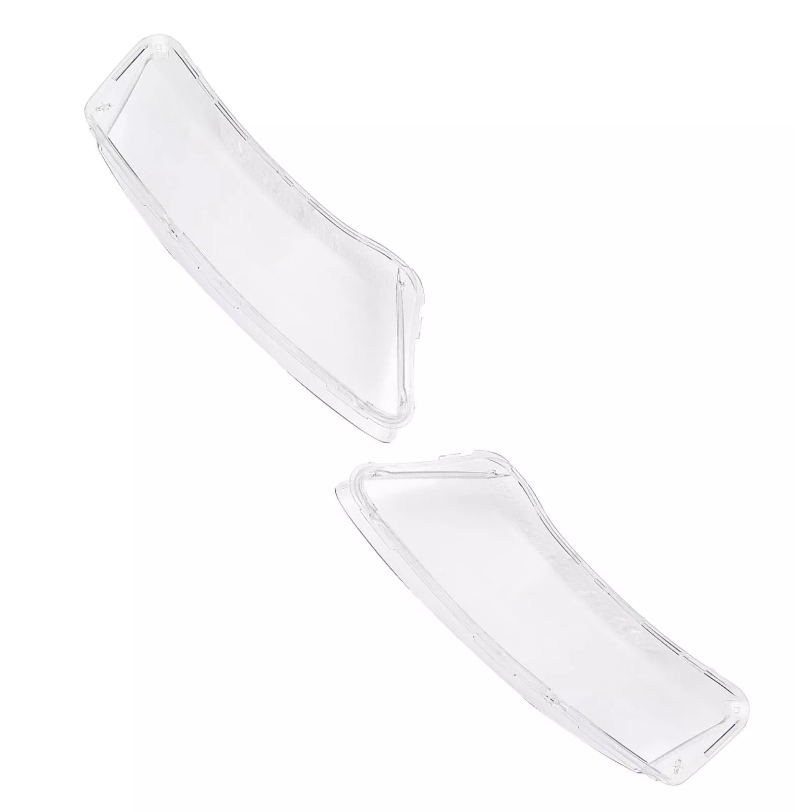 FOR AUDI A6 C6 LEFT RIGHT SIDE PAIR FRONT HEADLIGHT HEADLAMP LENS COVER 2006-11