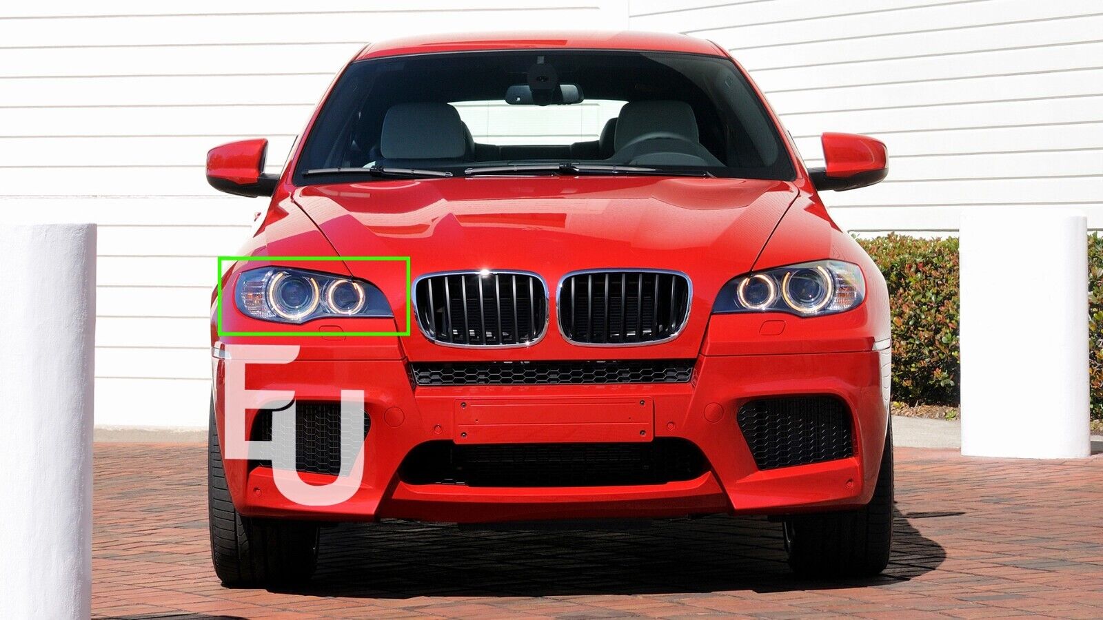 RIGHT SIDE HEADLIGHT LENS COVER HEADLAMP SHELL LAMPSHADE FOR BMW E71 X6 06-2014