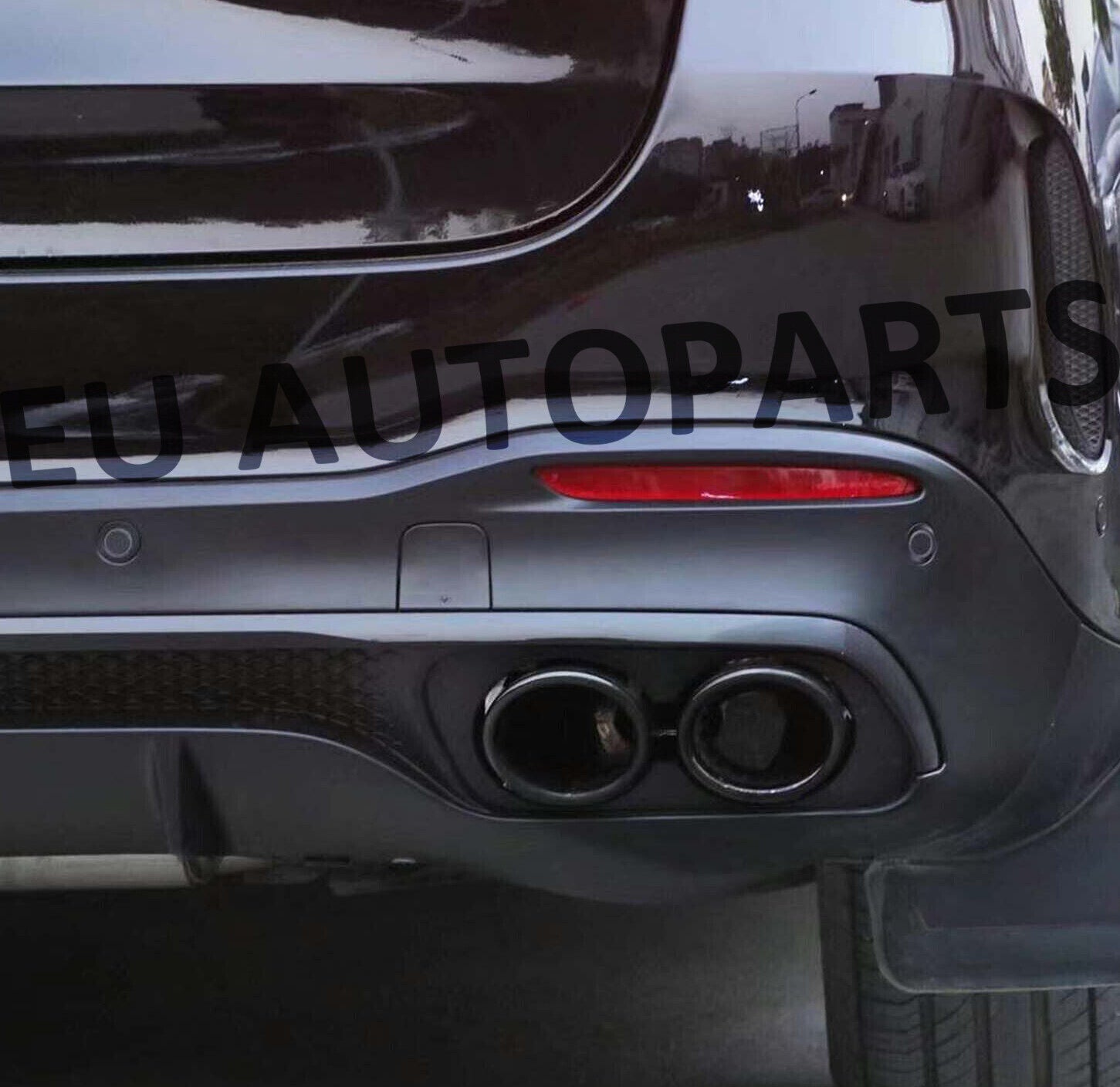 FOR MERCEDES GLE ML V167 AMG GLE53 STYLE REAR DIFFUSER & BLACK TAILPIPES 2019+