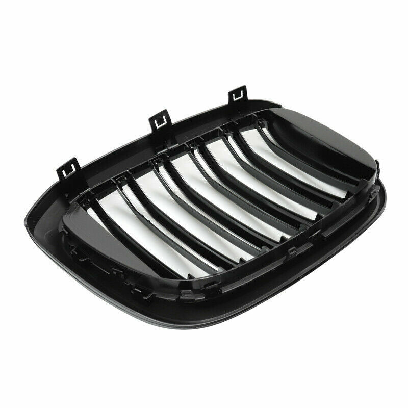 FOR BMW X3 G01 X3M G02 X4 GLOSS BLACK FRONT KIDNEY DUAL GRILLE GRILL 2018-2022
