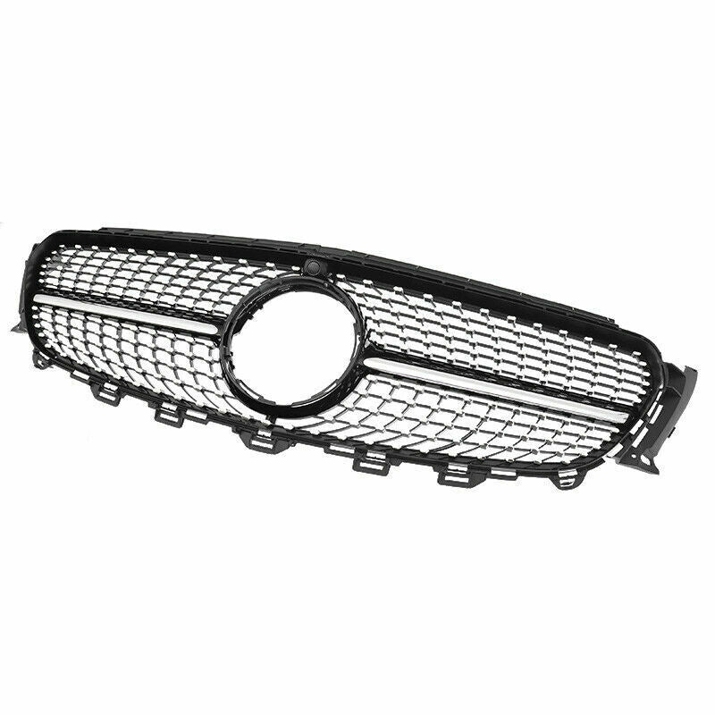 FOR MERCEDES E CLASS W213 S213 C238 A238 DIAMOND CHROME STYLE FRONT GRILL GRILLE