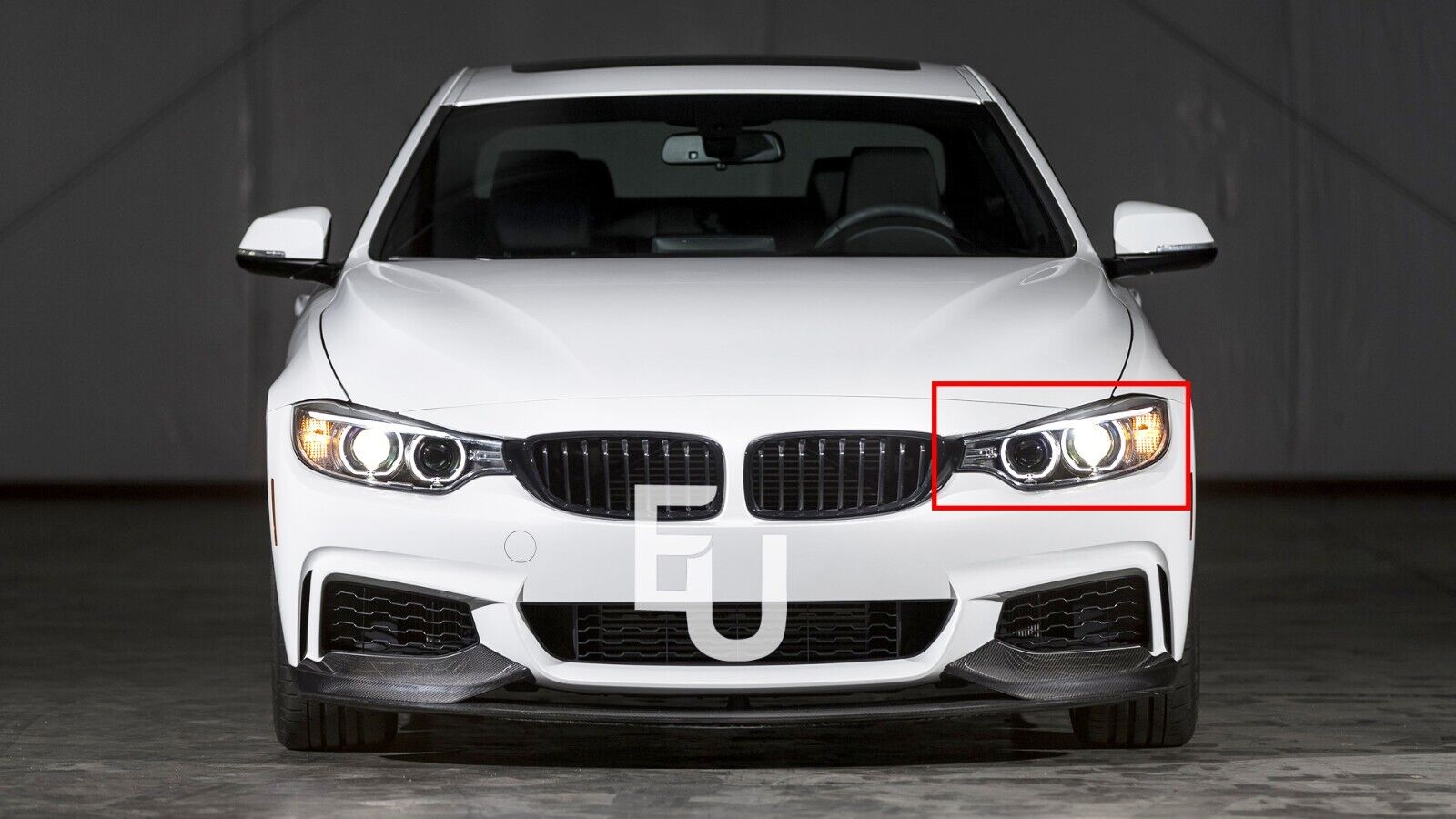 LEFT SIDE FOR BMW 4 SERIES F32 F33 F36 HEADLIGHT HEADLAMP LENS COVER 2014-2017