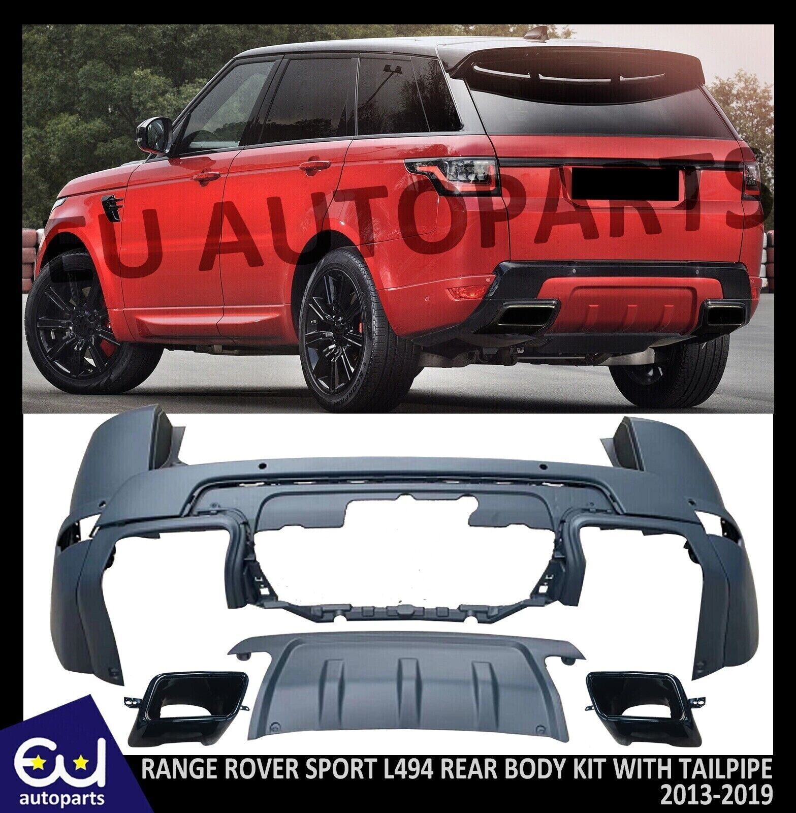 RANGE ROVER SPORT L494 SVR OE STYLE REAR BUMPER BODY KIT + TAILPIPES 1