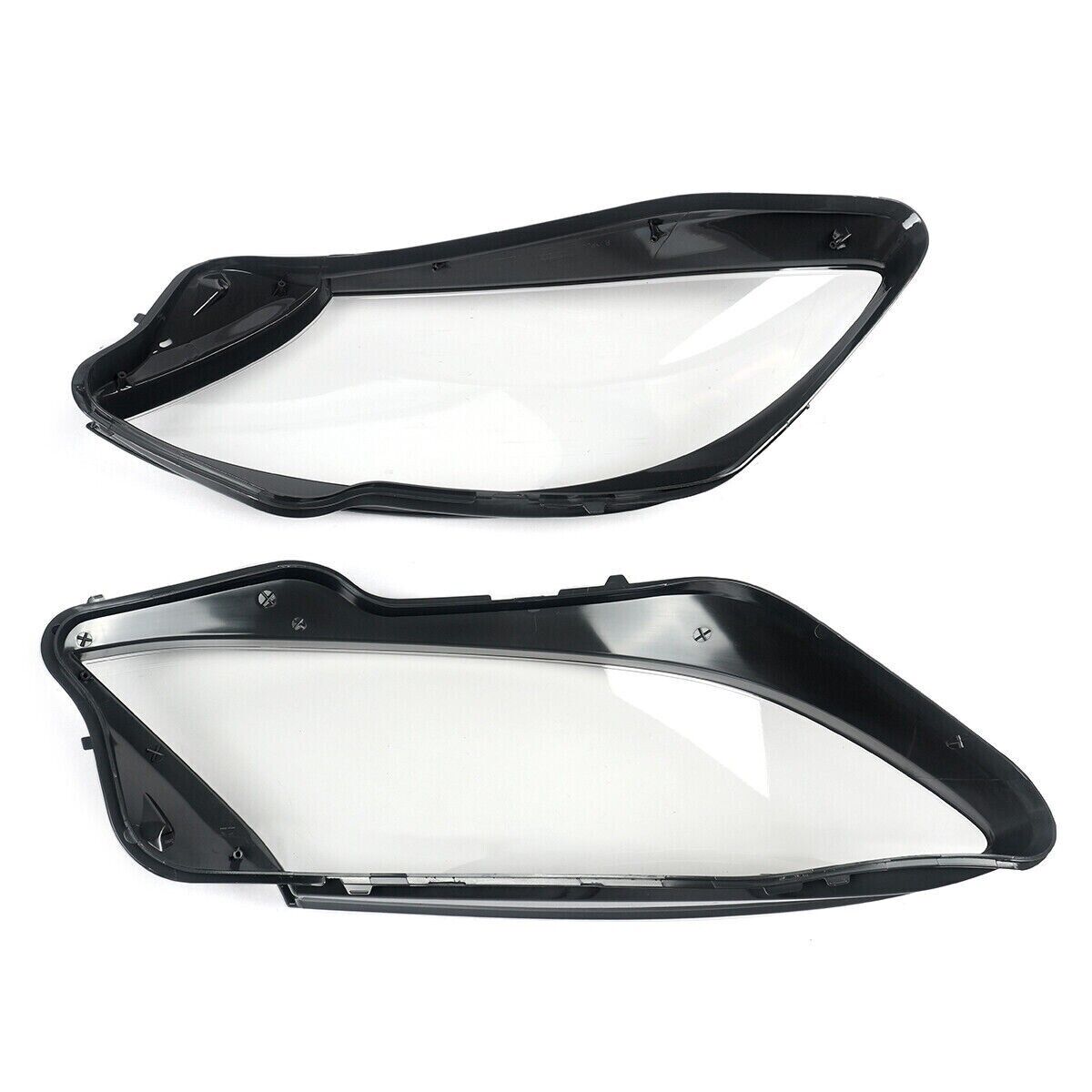 1PAIR FOR MERCEDES-BENZ W222 S CLASS 2014-17 CLEAR HEADLAMP HEADLIGHT LENS COVER