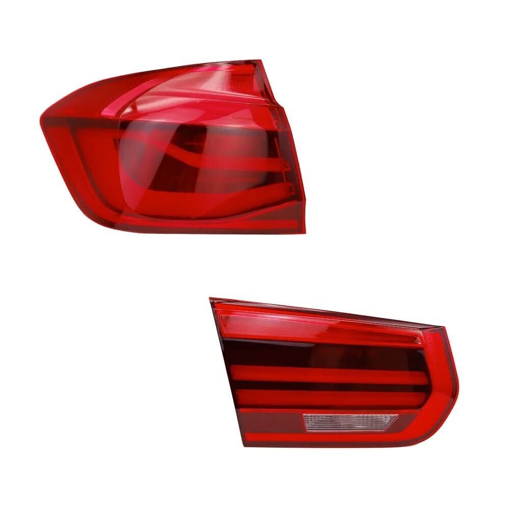 FOR BMW 3 SERIES F30 F80 SALOON RED 4X LED DYNAMIC TAIL LIGHTS LAMP 2011-2019