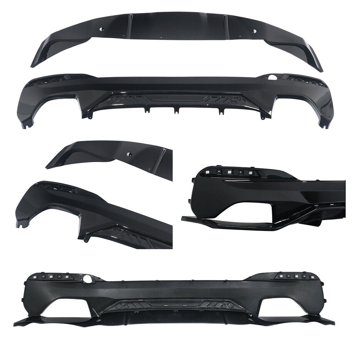 FOR BMW 5 SERIES G30 MP BODYKIT FRONT SPLITTER SIDE SKIRT DIFFUSER 2017-2020