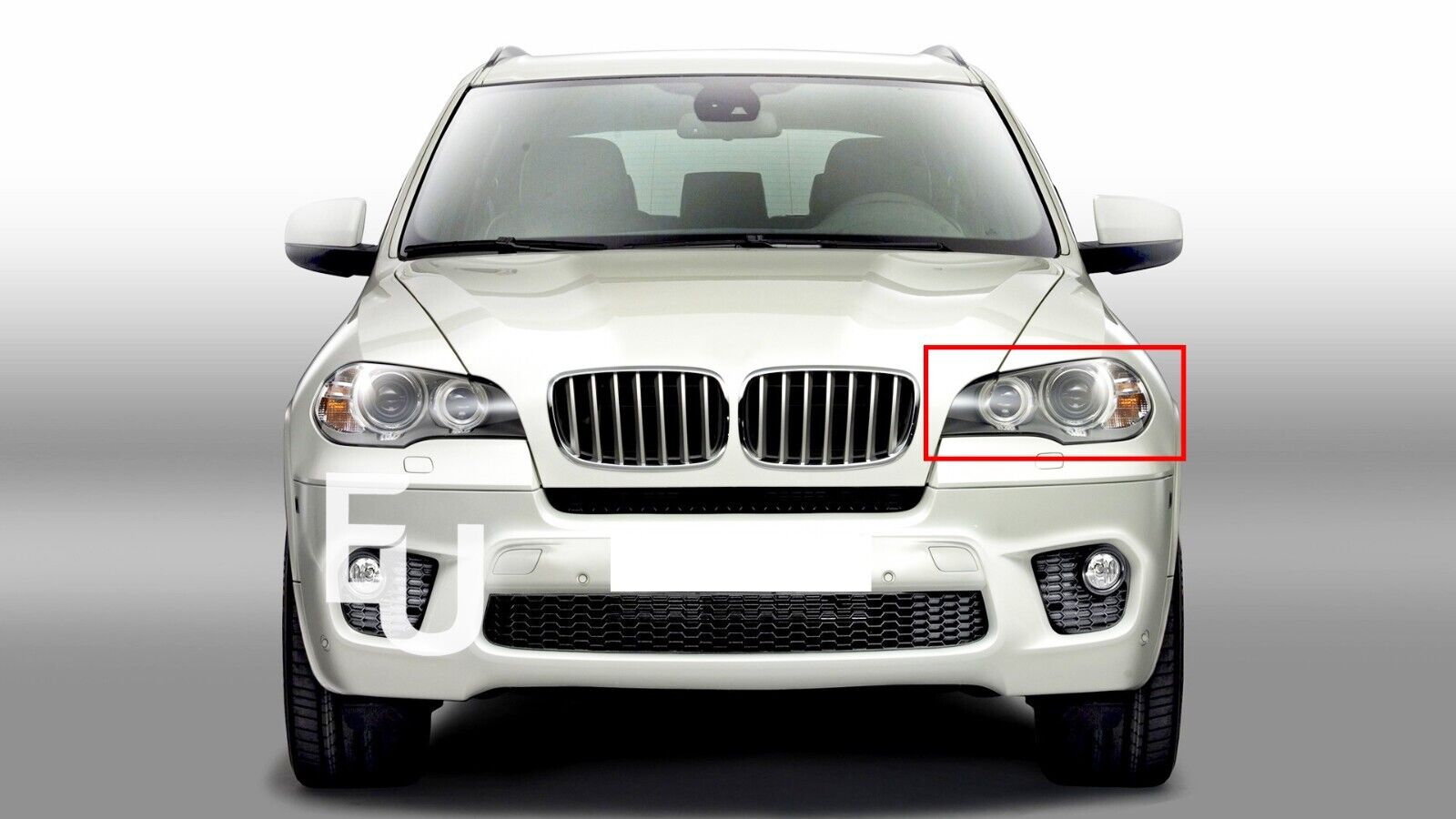 FOR BMW X5 E70 2007-2014 CAR HEADLIGHT LENS COVER HEADLAMP LEFT PASSENGER