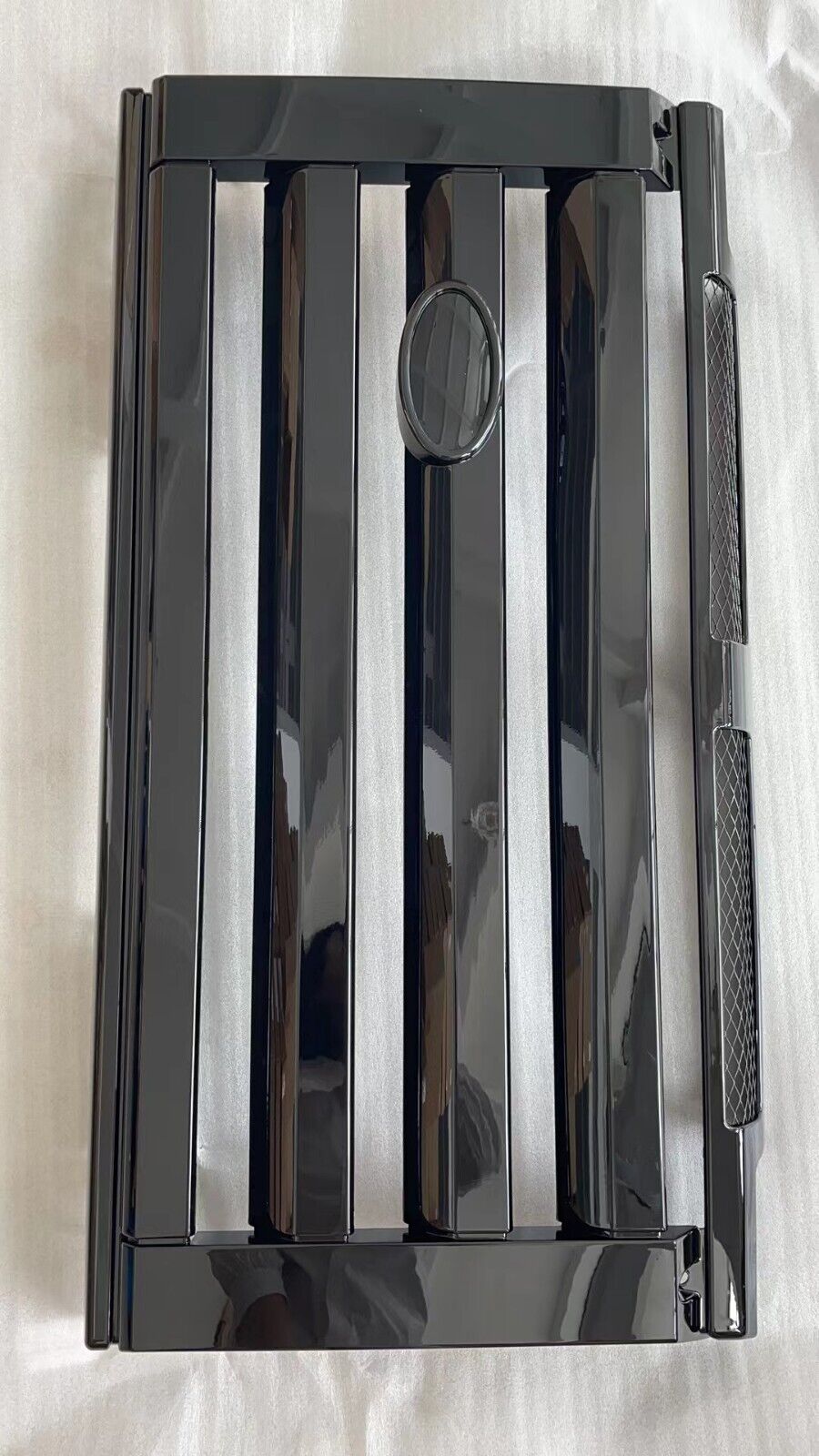 For Land Rover Defender Front Grille & Headlamp Cases SVX Style Gloss Black