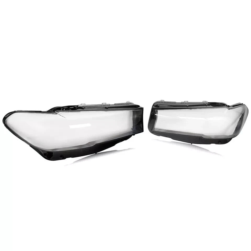 FOR BMW G30 5 SERIES PAIR RIGHT LEFT FRONT HEADLIGHT HEADLAMP LENS COVER 2020-24
