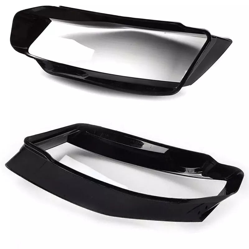 FOR AUDI A4 B8 08-2012 FRONT LEFT RIGHT SIDE HEADLIGHT HEADLAMP LENS COVER CLEAR