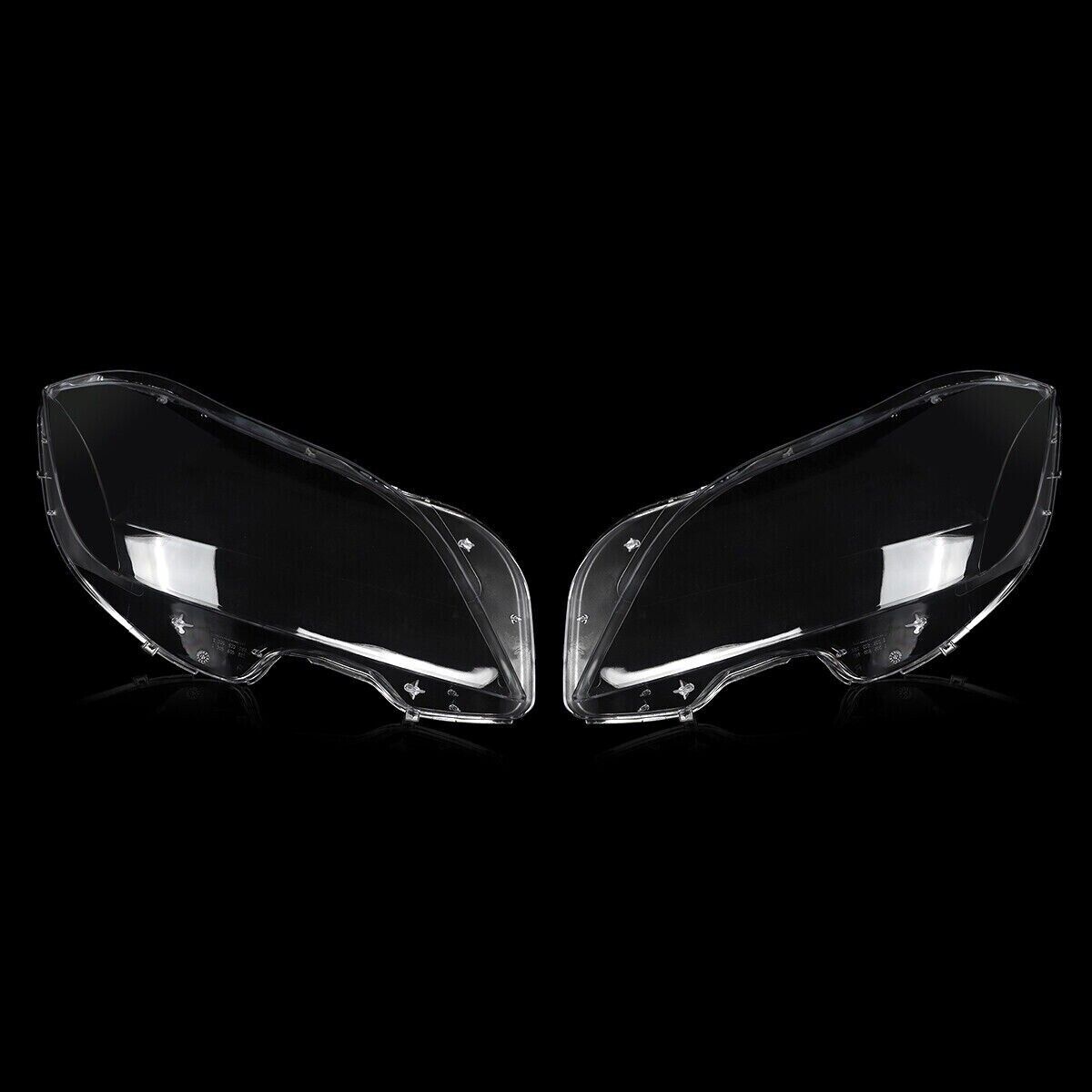 FOR MERCEDES BENZ W218 CLS 10-14 HEADLAMP HEADLIGHT LENS COVER CLEAR LEFT+RIGHT