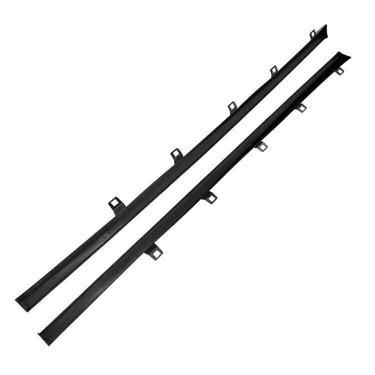 FOR VW GOLF MK7 MK7.5 R LINE 2013-2020 SIDE SKIRT EXTENSION BLADE GLOSS BLACK