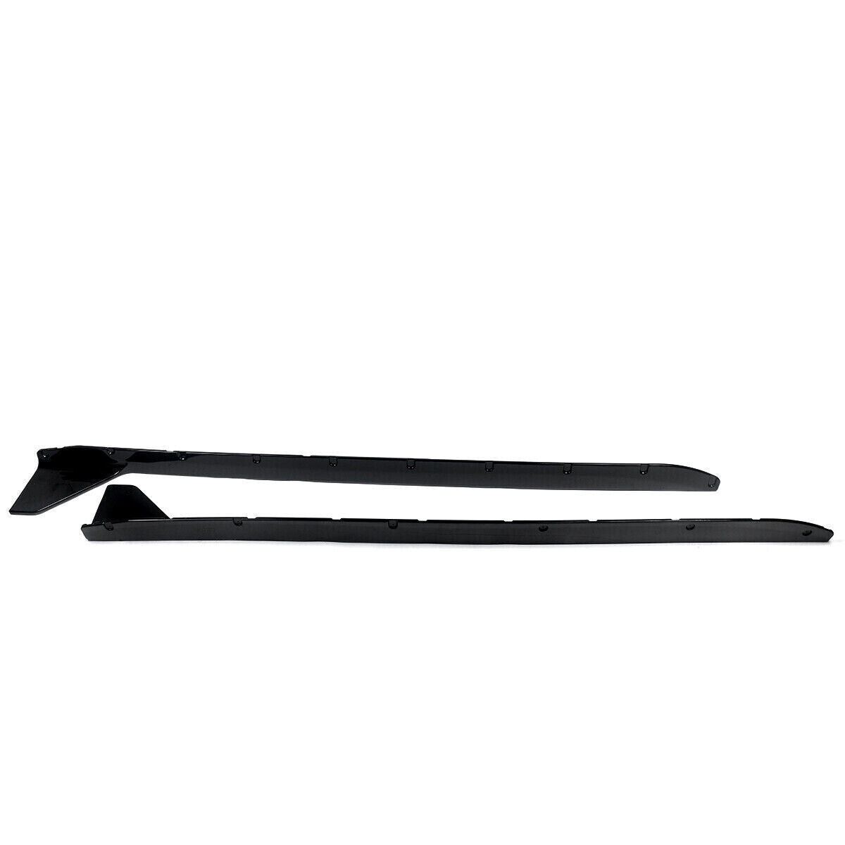 FOR BMW G80 M3 G82 G83 M4 MP STYLE SIDE SKIRT EXTENTION LIP GLOSS BLACK 2020+