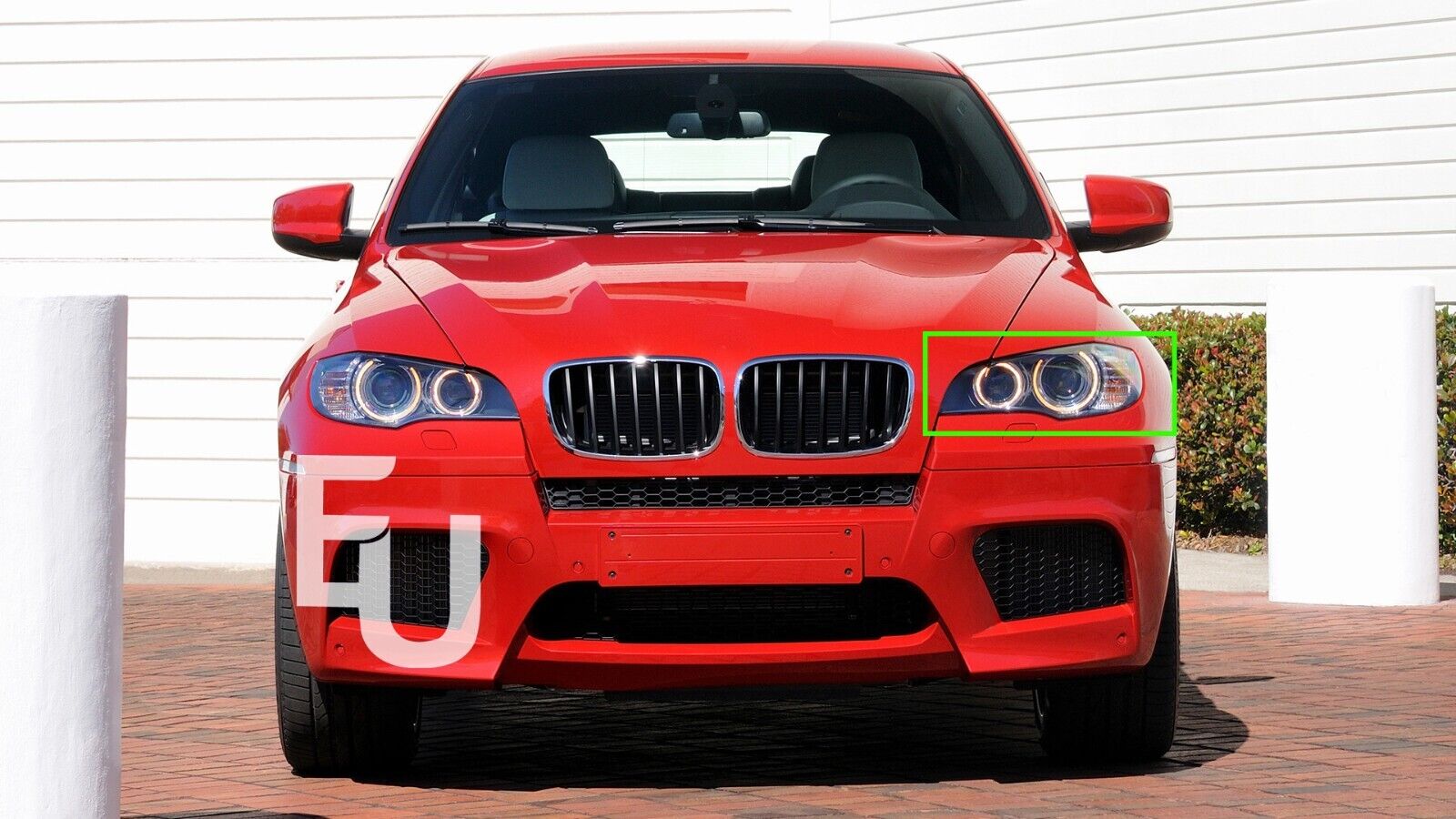 LEFT SIDE HEADLIGHT LENS COVER HEADLAMP SHELL LAMPSHADE FOR BMW X6 E71 2006-2014