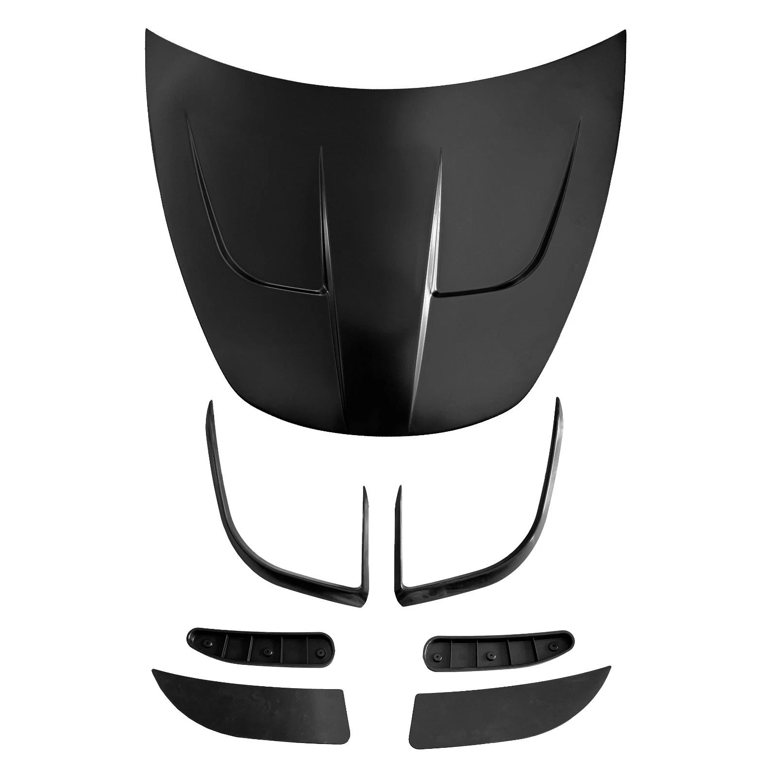BRAGE DESIGN ALUMINIUM VENTED TURBO STYLE BONNET HOOD FOR TESLA MODEL 3 2017-23