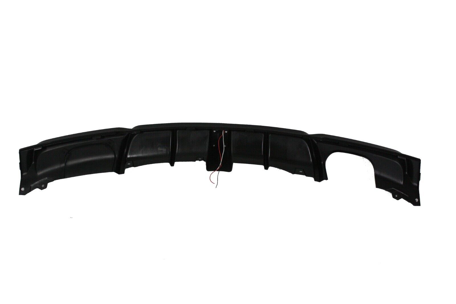 FOR BMW F30 F31 3 SERIES REAR DIFFUSER M SPORT TWIN EXHAUST GLOSS BLACK WITH LED