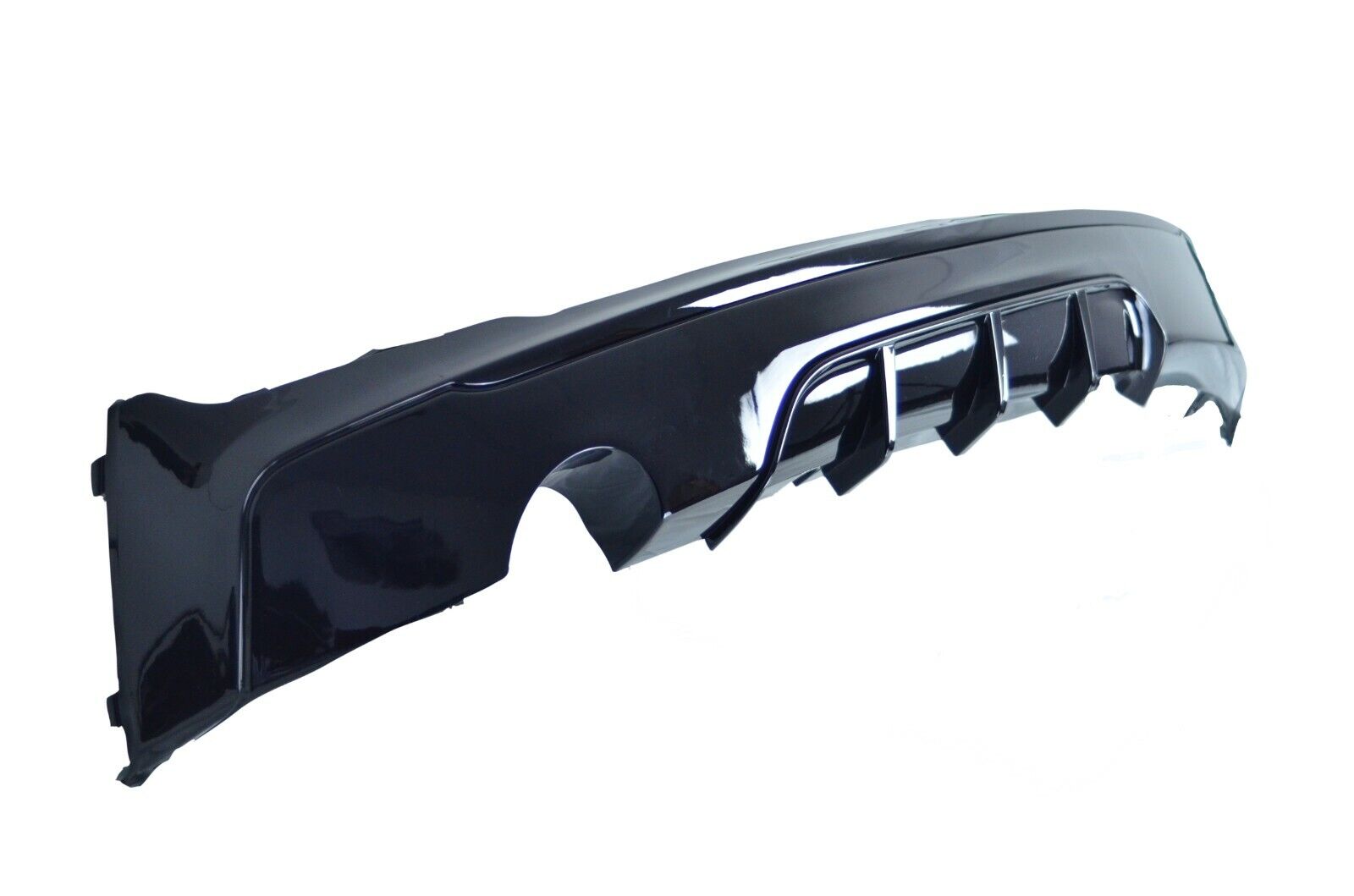 MP STYLE REAR BUMPER DIFFUSER LIP SINGLE OUTLET FOR BMW 2 SERIES F22 F23 14-21