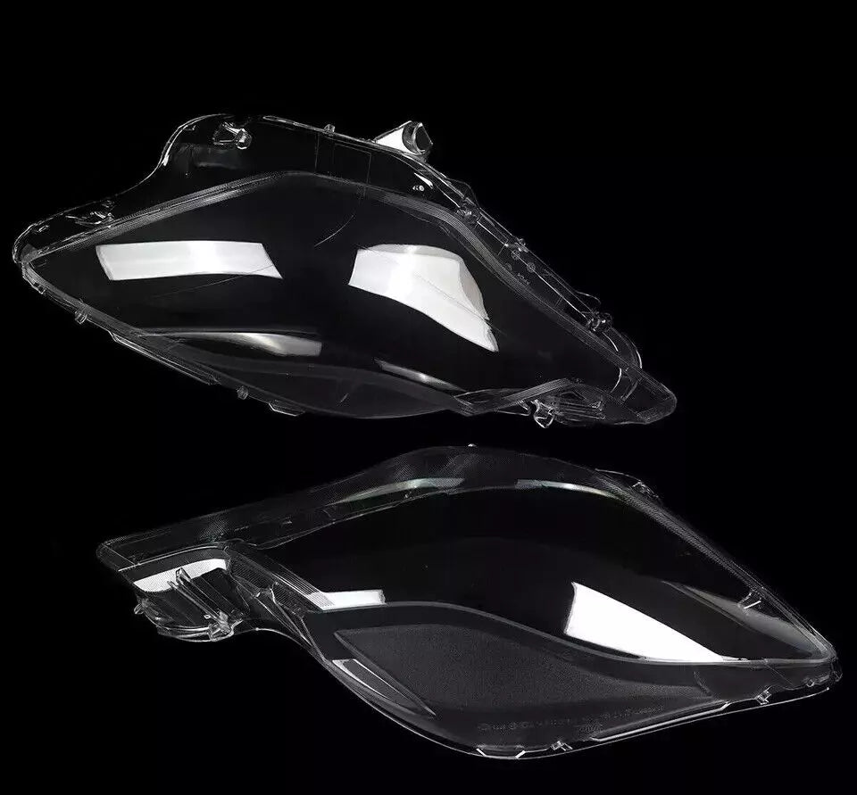PAIR FOR MASERATI QUATTROPORTE MK6 M156 HEADLAMP HEADLIGHT LENS COVER 2013-2015