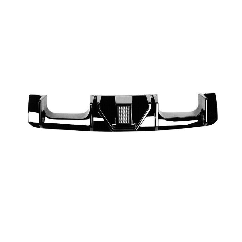 FOR BMW G80 M3 G82 G83 M4 REAR BUMPER DIFFUSER LIP GLOSS BLACK W/LED LIGHT 21-23