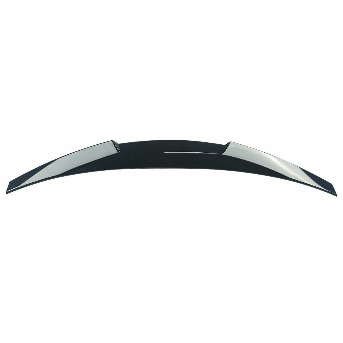 FOR BMW 4 SERIES F82 M4 COUPE REAR BOOT SPOILER V STYLE LIP GLOSS BLACK 100% FIT