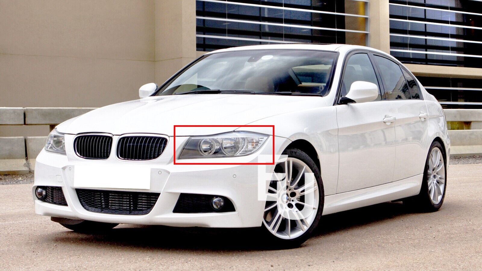 FOR BMW 3 E90 E91 LEFT SIDE FRONT HEADLIGHT HEADLAMP CLEAR LENS COVER 2005-2012