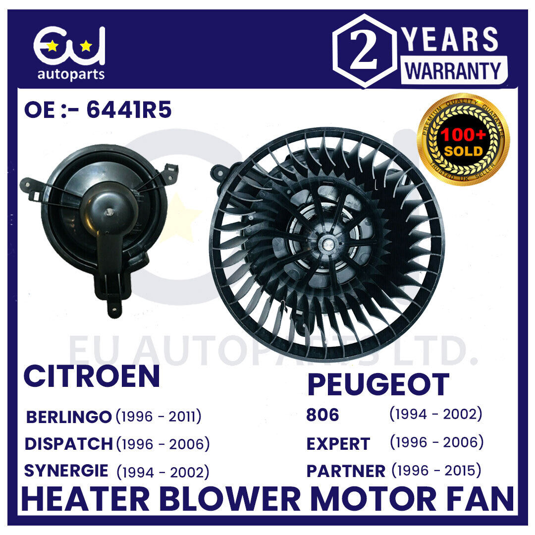 HEATER BLOWER FAN MOTOR FOR CITREON BERLINGO PEUGEOT PARTNER 6441.R5 Q