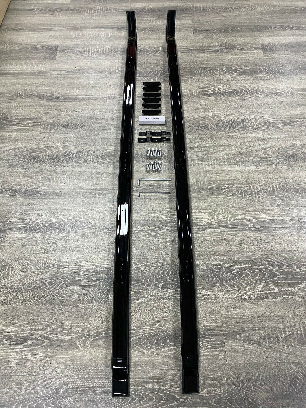 FOR LAND ROVER DEFENDER 110 L663 ALUMINIUM ROOF RAILS ROOF BARS BLACK STYLE 20+