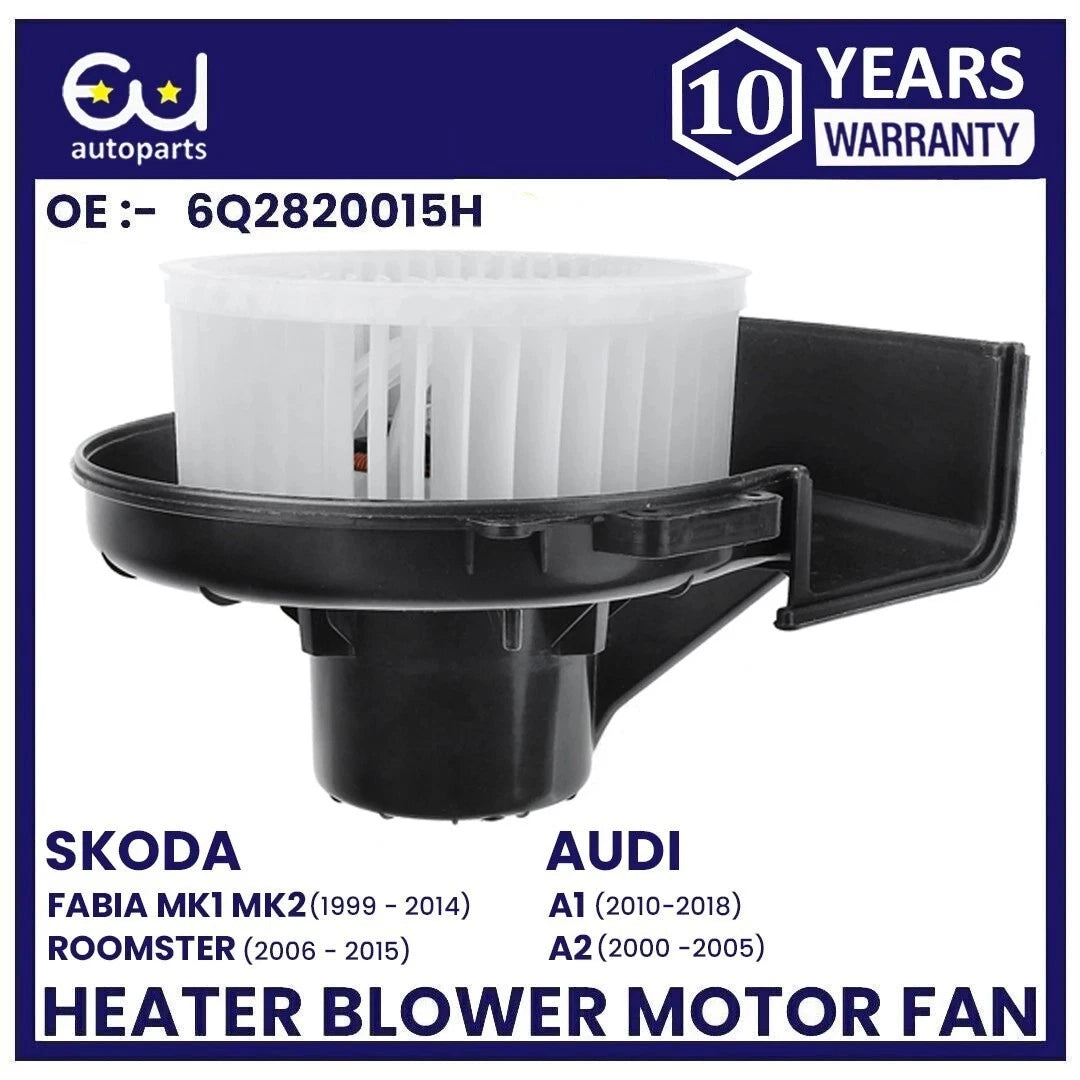 HEATER BLOWER MOTOR FAN FOR SEAT CORDOBA IBIZA MK3 MK4 SKODA ROOMSTER 6Q2820015