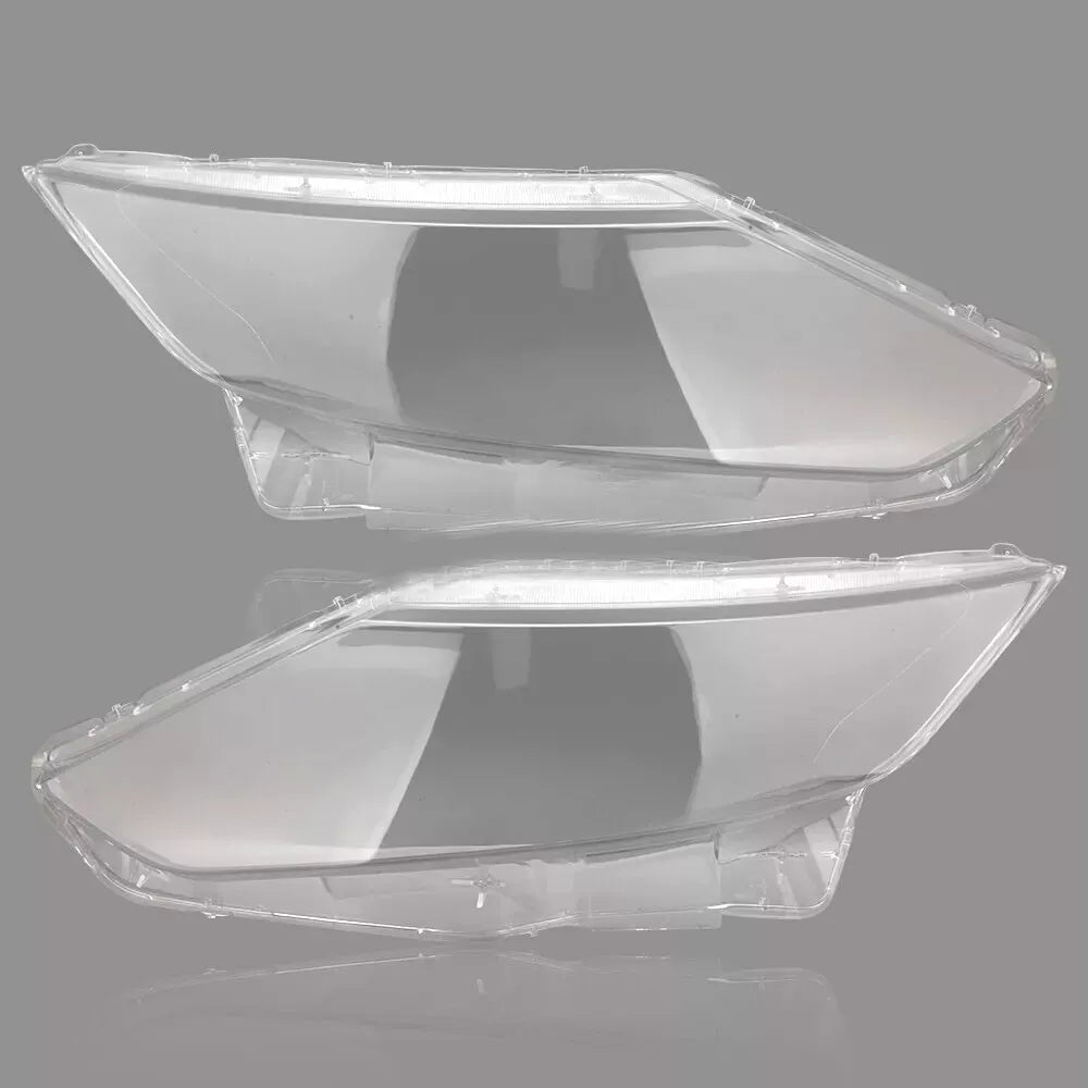 PAIR HEADLIGHT HEADLAMP LENS COVER HOUSING FOR NISSAN QASHQAI MK2 J11 2016-2020