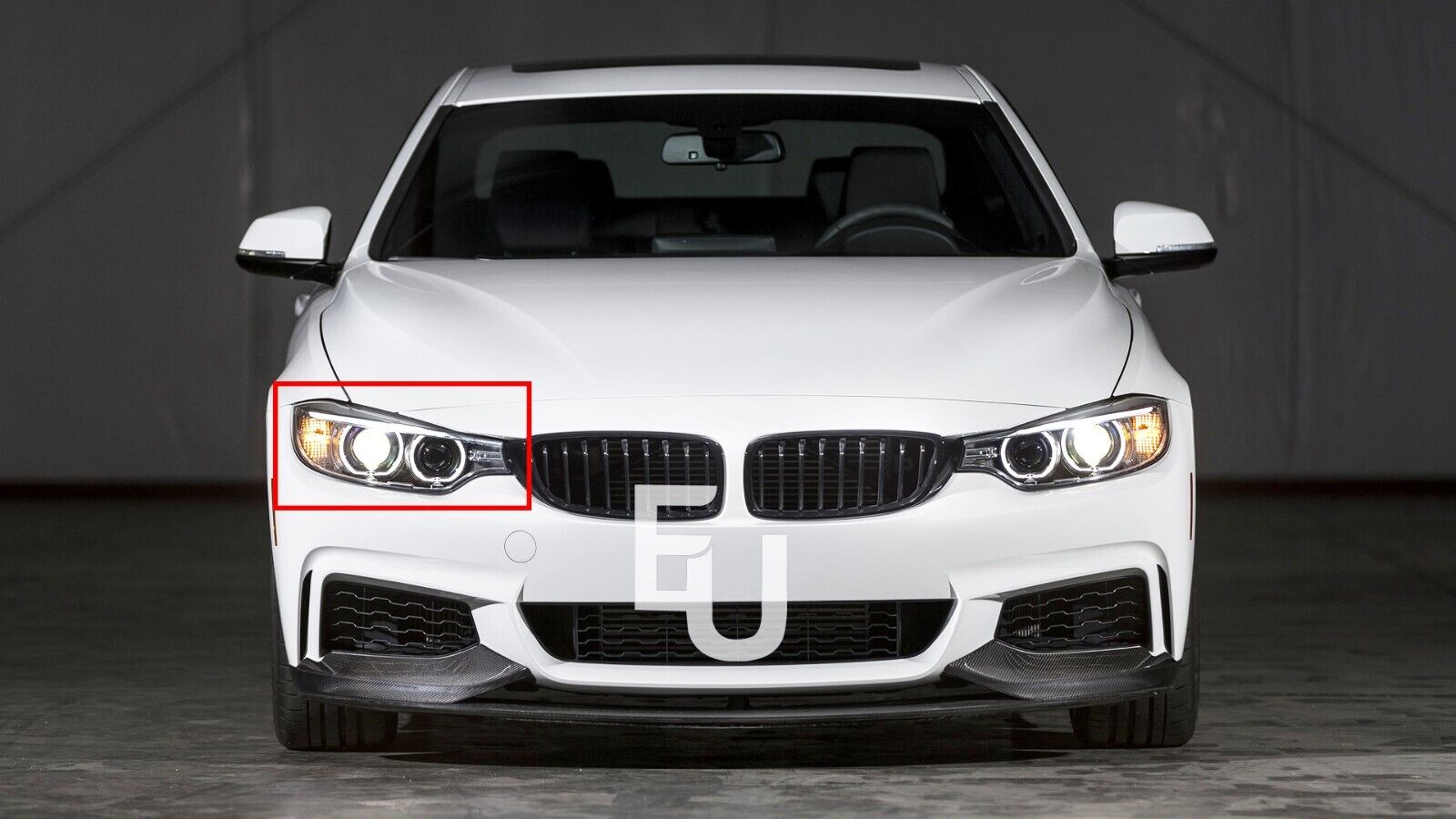 RIGHT SIDE FOR BMW 4 SERIES F32 F33 F36 HEADLIGHT HEADLAMP LENS COVER 2014-2017