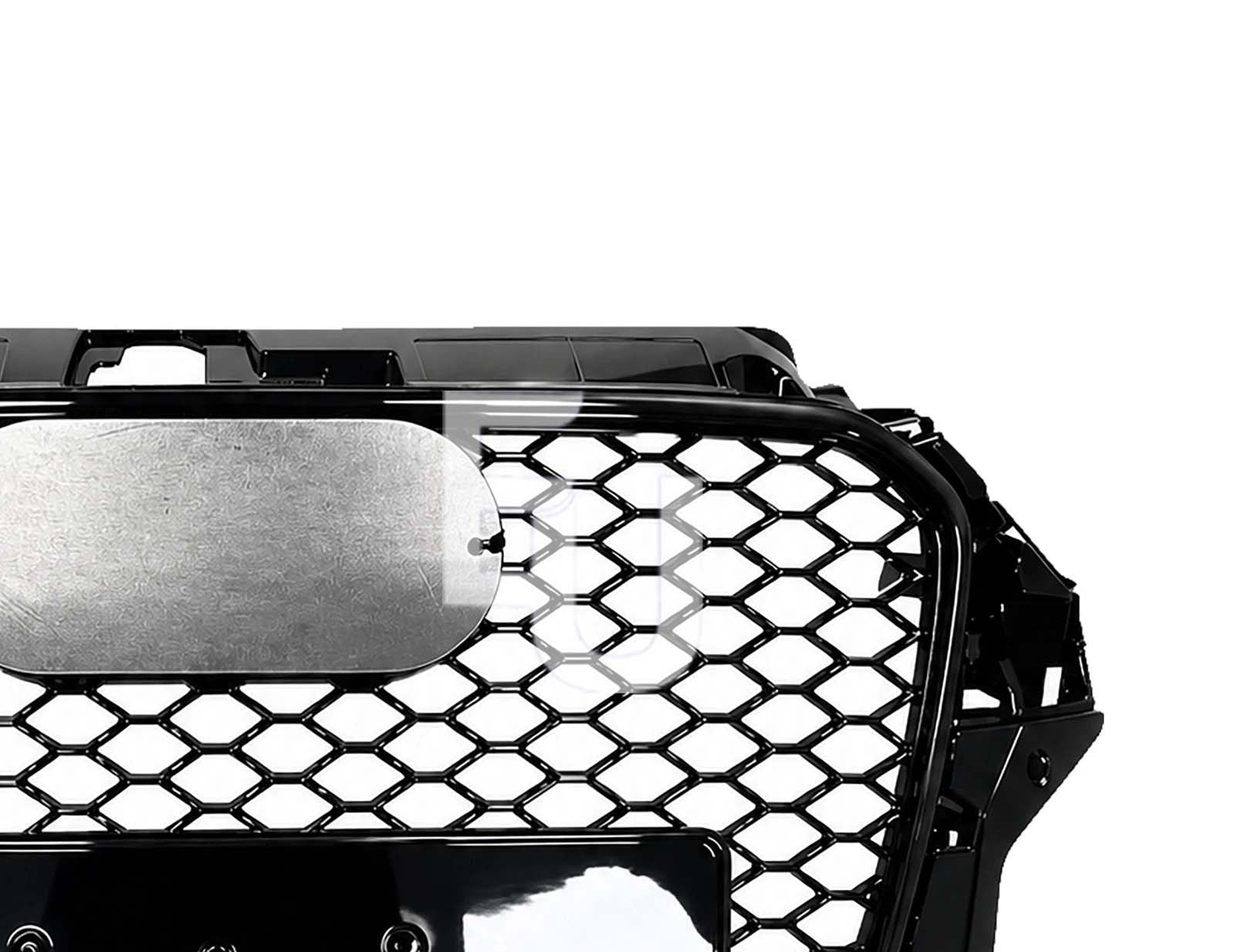 RS3 STYLE HONEYCOMB FRONT GRILLE FOR AUDI A3 8V PRE-FACELIFT GLOSS 2012-2016