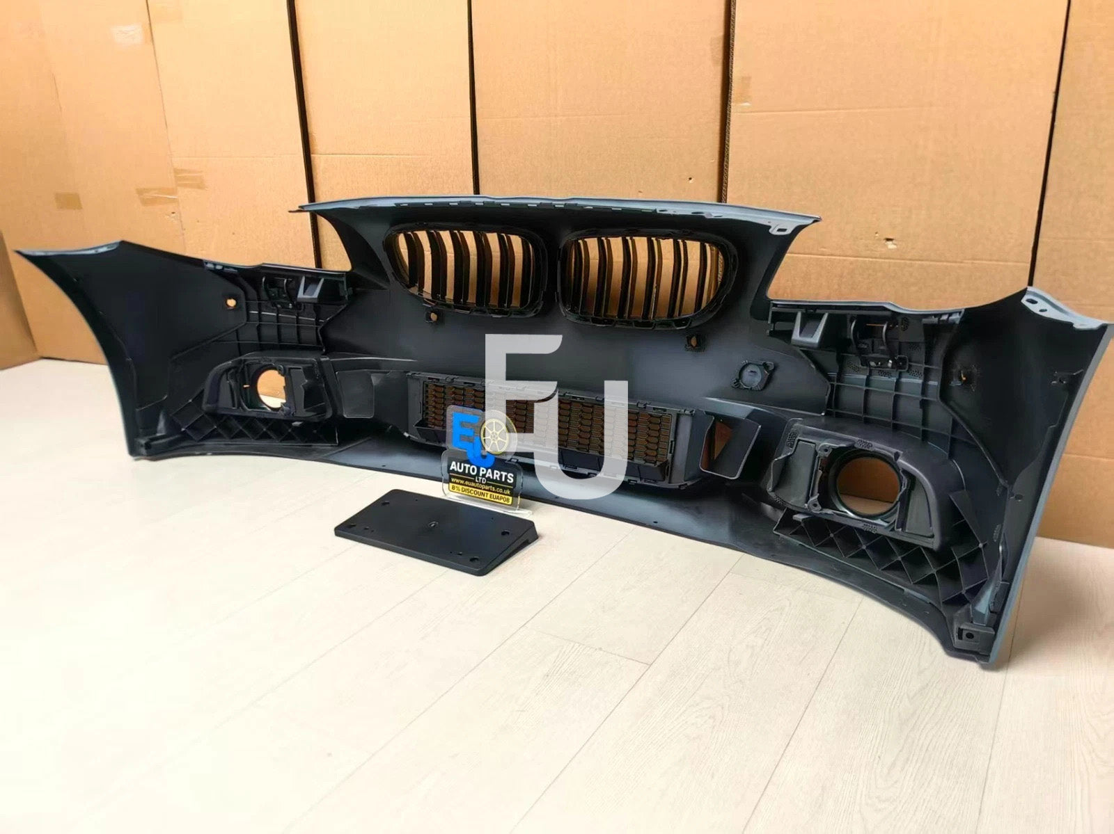 FRONT BUMPER FOR BMW 5 SERIES F10 F11 M-SPORT 2013-17 PRIMED PDC & WASHER HOLES
