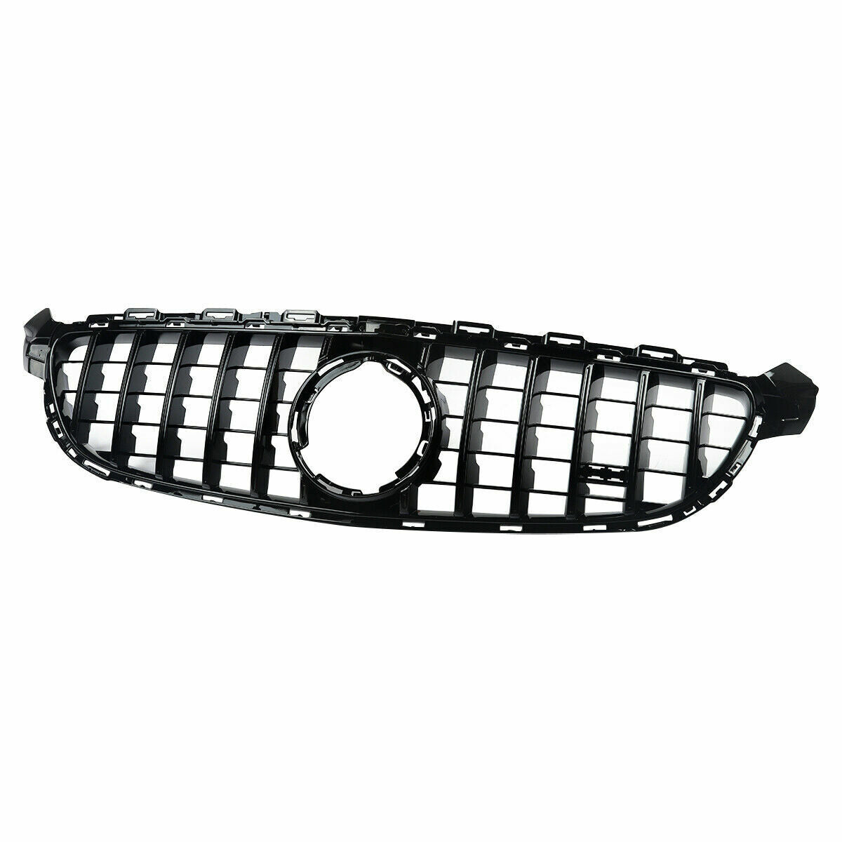 MERCEDES C CLASS C63 W205 FACELIFT GLOSS BLACK GT FRONT GRILL GRILLE FOR 2019 +