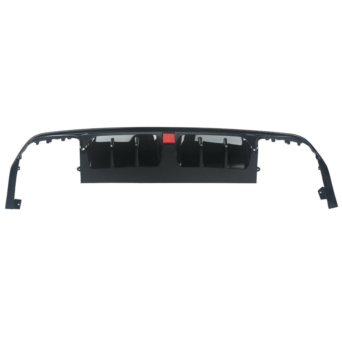 FOR MERCEDES S CLASS S63 W222 B STYLE AMG REAR DIFFUSER TAILPIPE GLOSS BLK 13-17