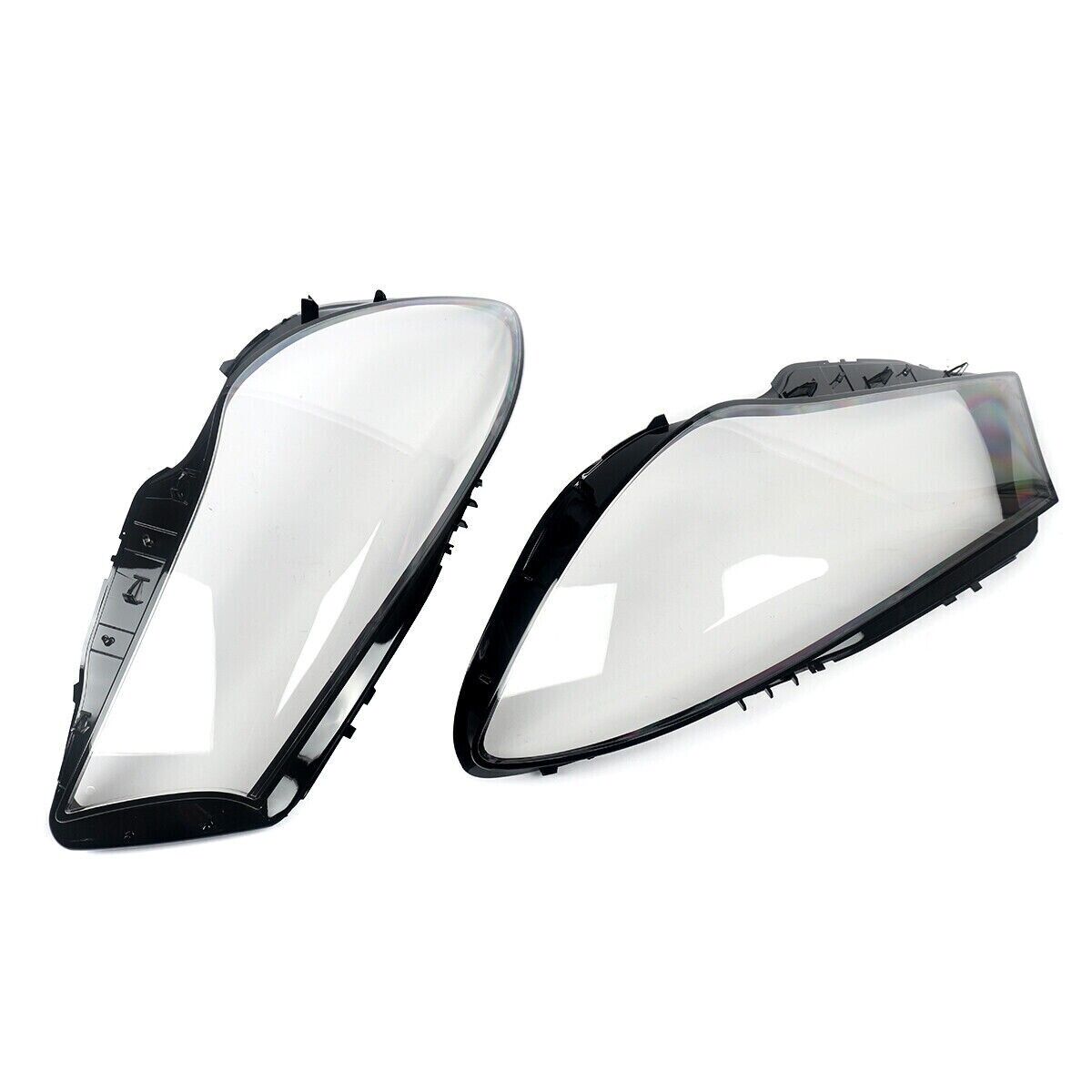 PAIR FOR MERCEDES-BENZ CLA W117 C117 HEADLIGHT HEADLAMP LENS COVER 2017-2019 LCI