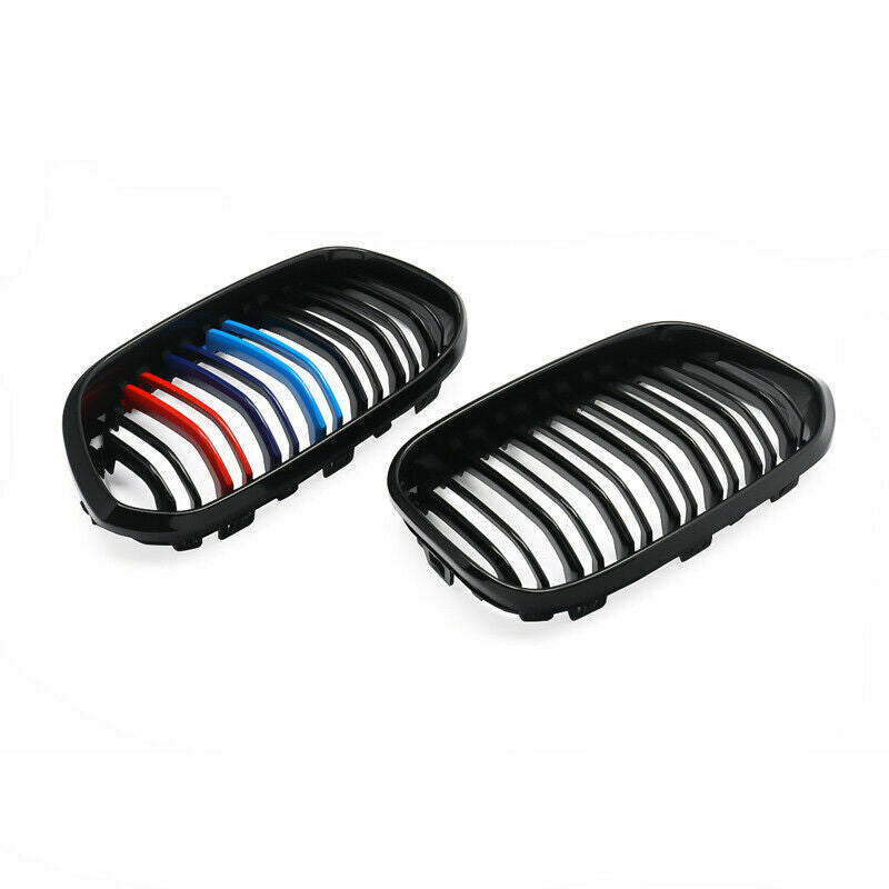 FOR BMW F20 F21 FRONT GRILLE M COLOR KIDNEY TWIN DUAL GRILLE GRILL  2015 ONWARDS