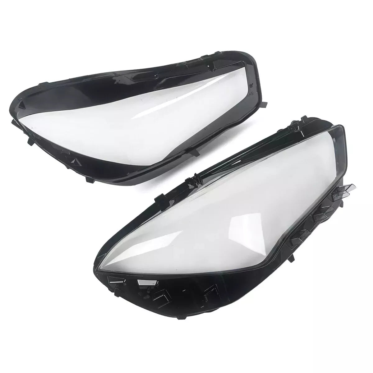 FOR MERCEDES CLA W118 C118 LEFT RIGHT SIDE PAIR HEADLIGHT LENS HEADLAMP COVER
