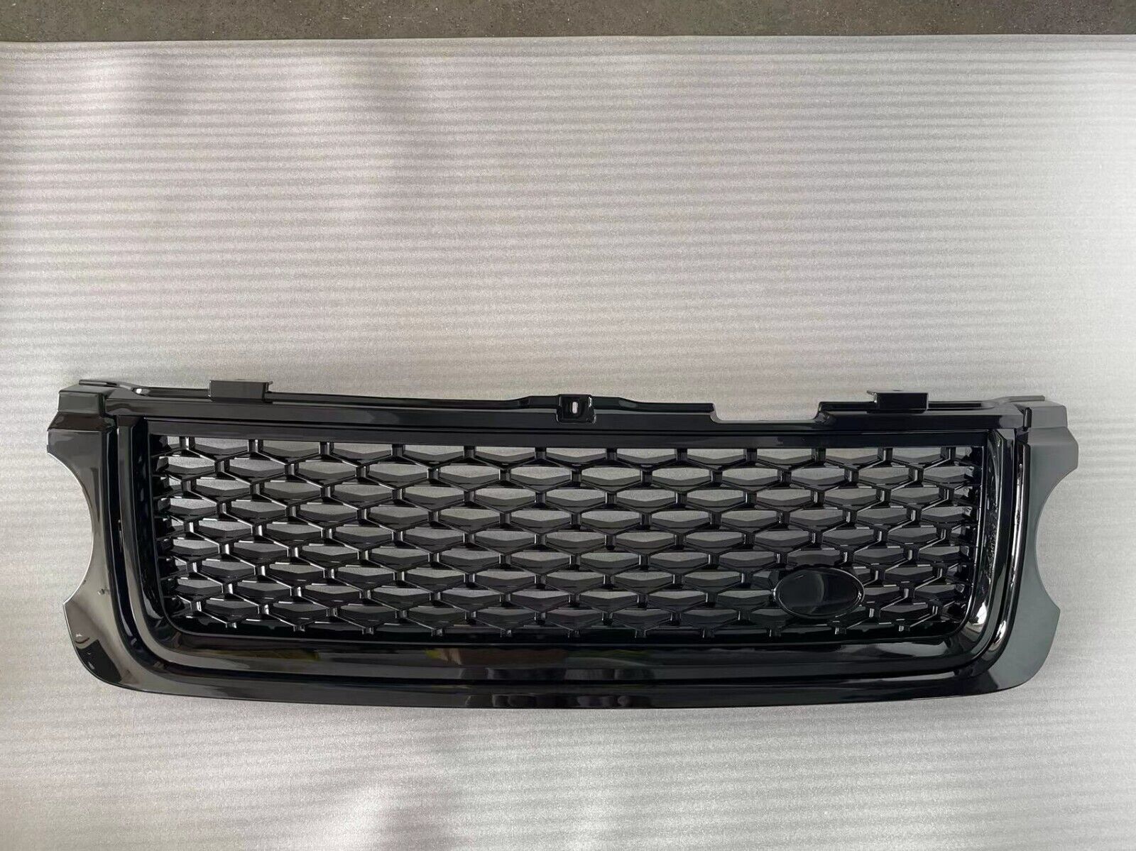 FOR RANGE ROVER L322 2010-13 VOGUE SUPERCHARGED STYLE FRONT GRILLE GLOSS BLACK