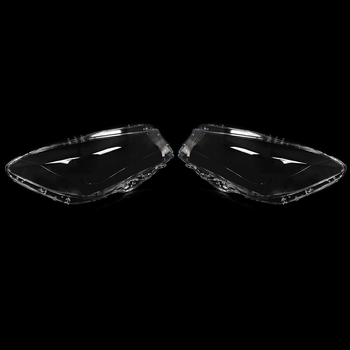 PAIR HEADLIGHT LENS HEADLAMP COVER FOR MERCEDES CLA CLASS W117 C117 2014-2016