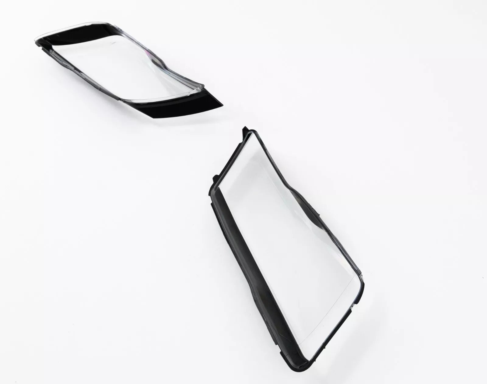 FOR AUDI A7 LEFT RIGHT SIDE PAIR FRONT HEADLIGHT HEADLAMP LENS COVER 2010-2014