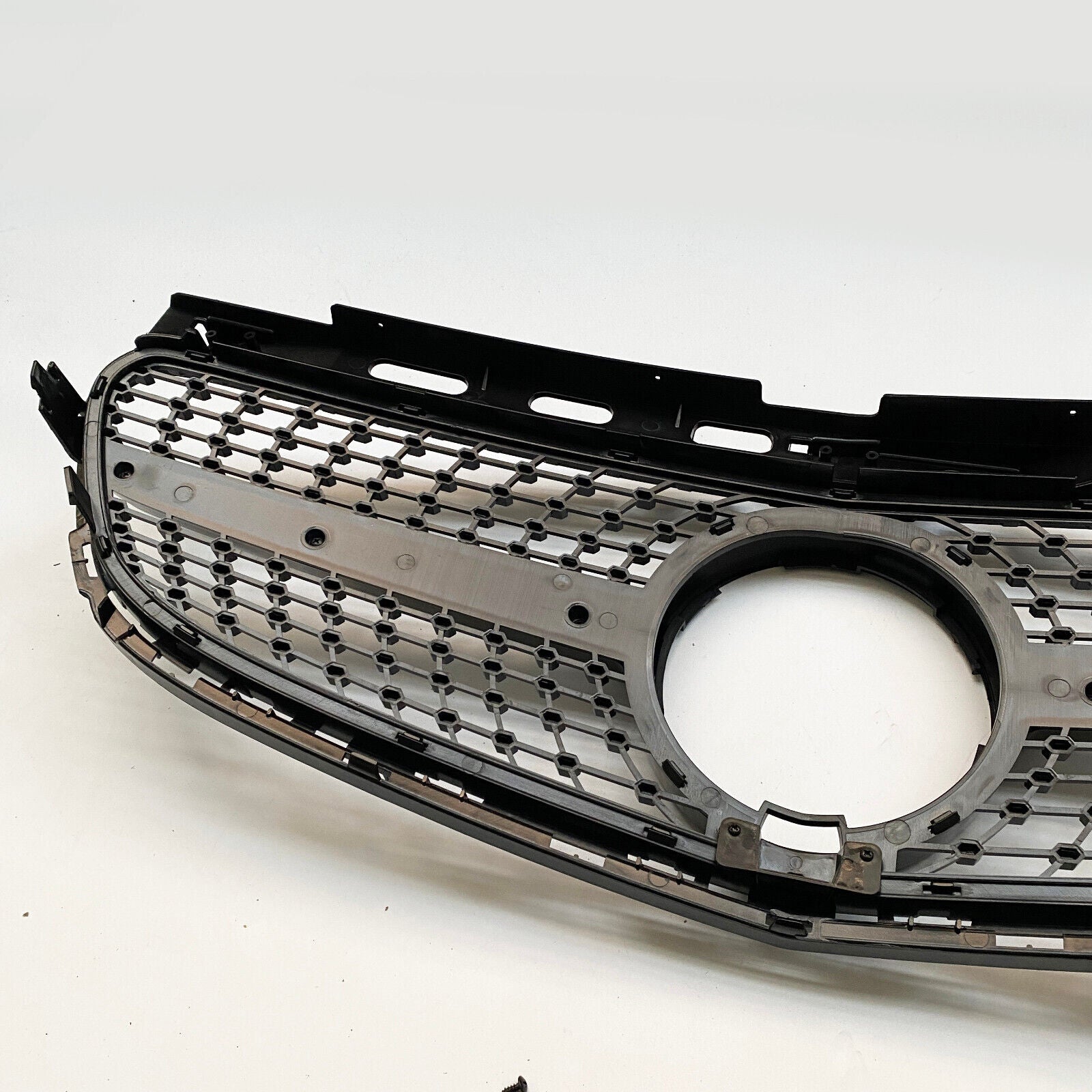 FOR MERCEDES E CLASS W212 FRONT SILVER DIAMOND GRILLE GRILL 2009-2013