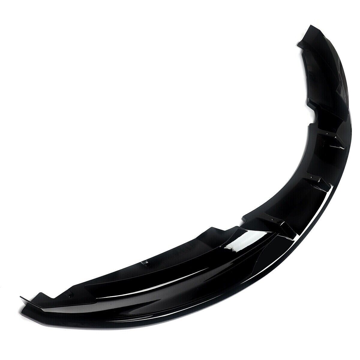 FOR BMW 1 SERIES E82 M SPORT GLOSS BLACK FRONT BUMPER SPLITTER LIP 2007-2013