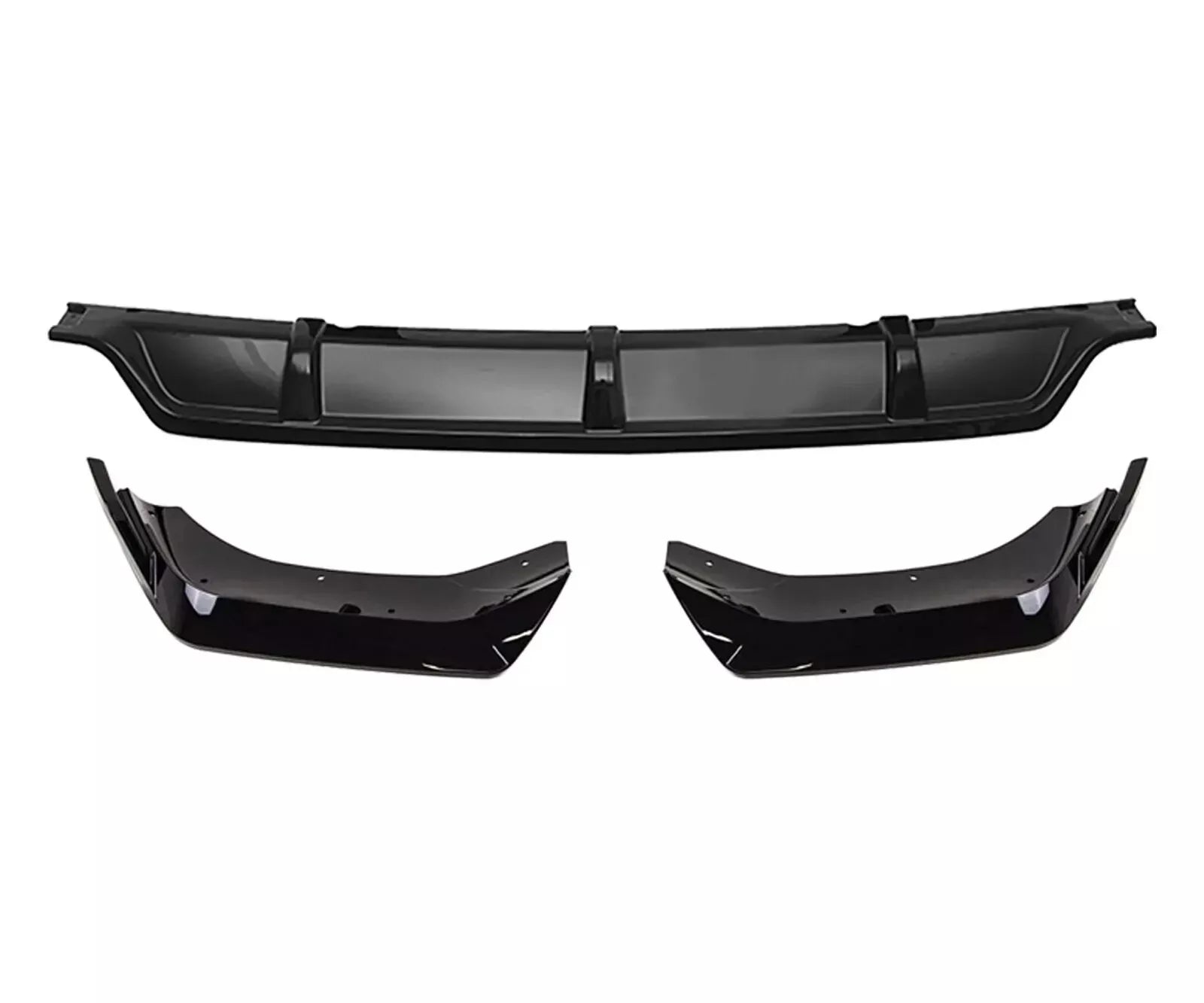 FOR BMW X7 G07 M SPORT GLOSS BLACK REAR DIFFUSER LIP SPOILER 2019+