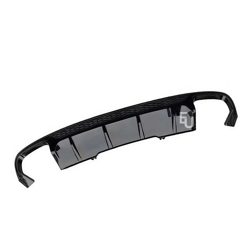 FOR AUDI A4 S4 B9 S LINE PRE-LCI REAR DIFFUSER TAILPIPES GLOSS BLACK 2015-2019
