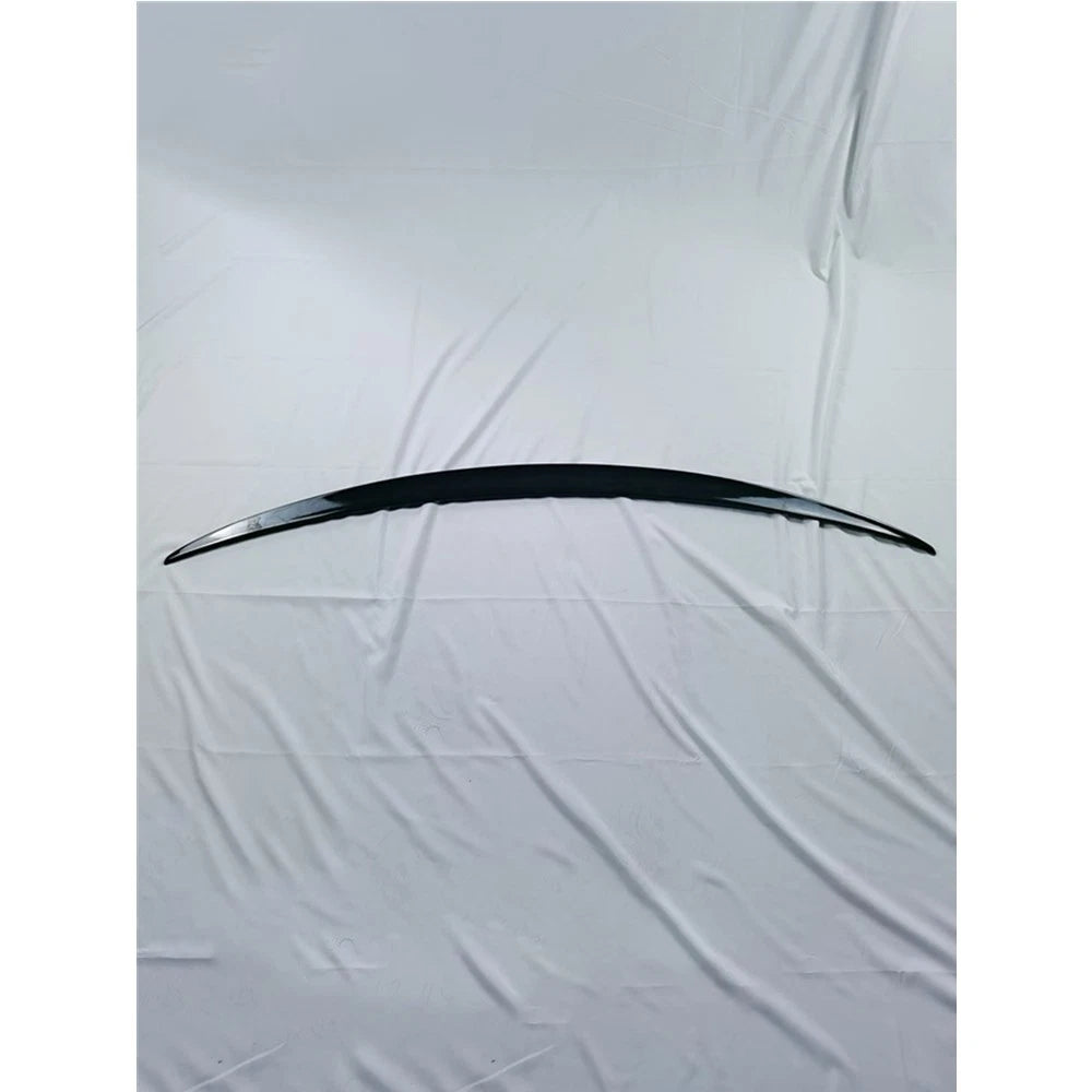 FOR MERCEDES E CLASS W213 SALOON C63 STYLE REAR BOOT SPOILER GLOSS BLACK 16-2020