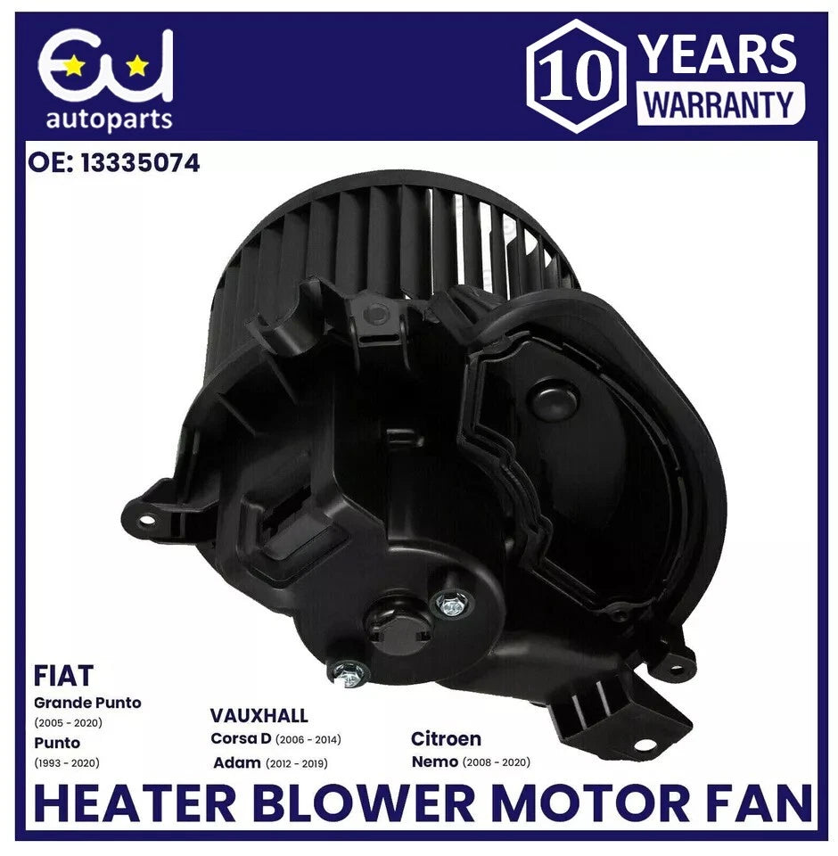 HEATER BLOWER MOTOR FAN FOR VAUXHALL CORSA D CORSA E PUNTO GRAND PUNTO ADAM