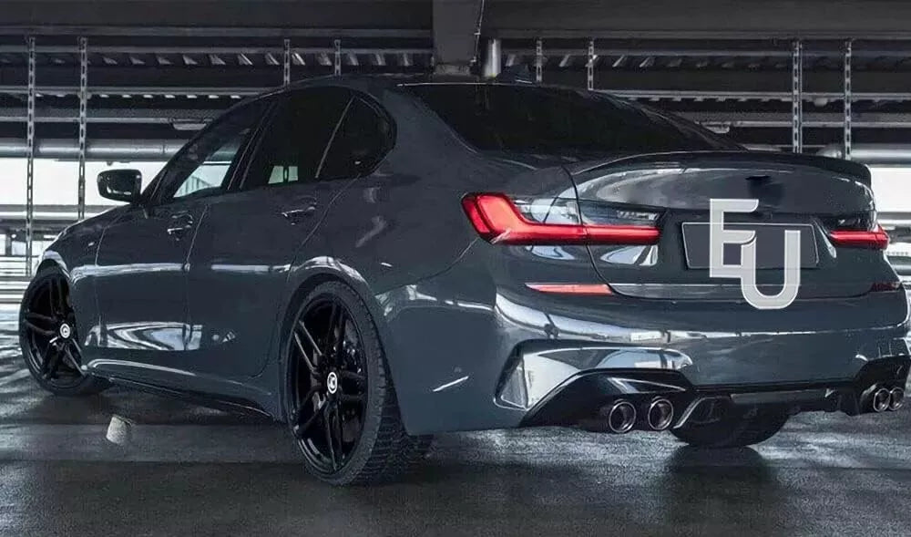 BODY KIT BODYKIT FOR BMW 3 SERIES G20 FRONT SPLITTER REAR DIFFUSER SKIRT W/O LED