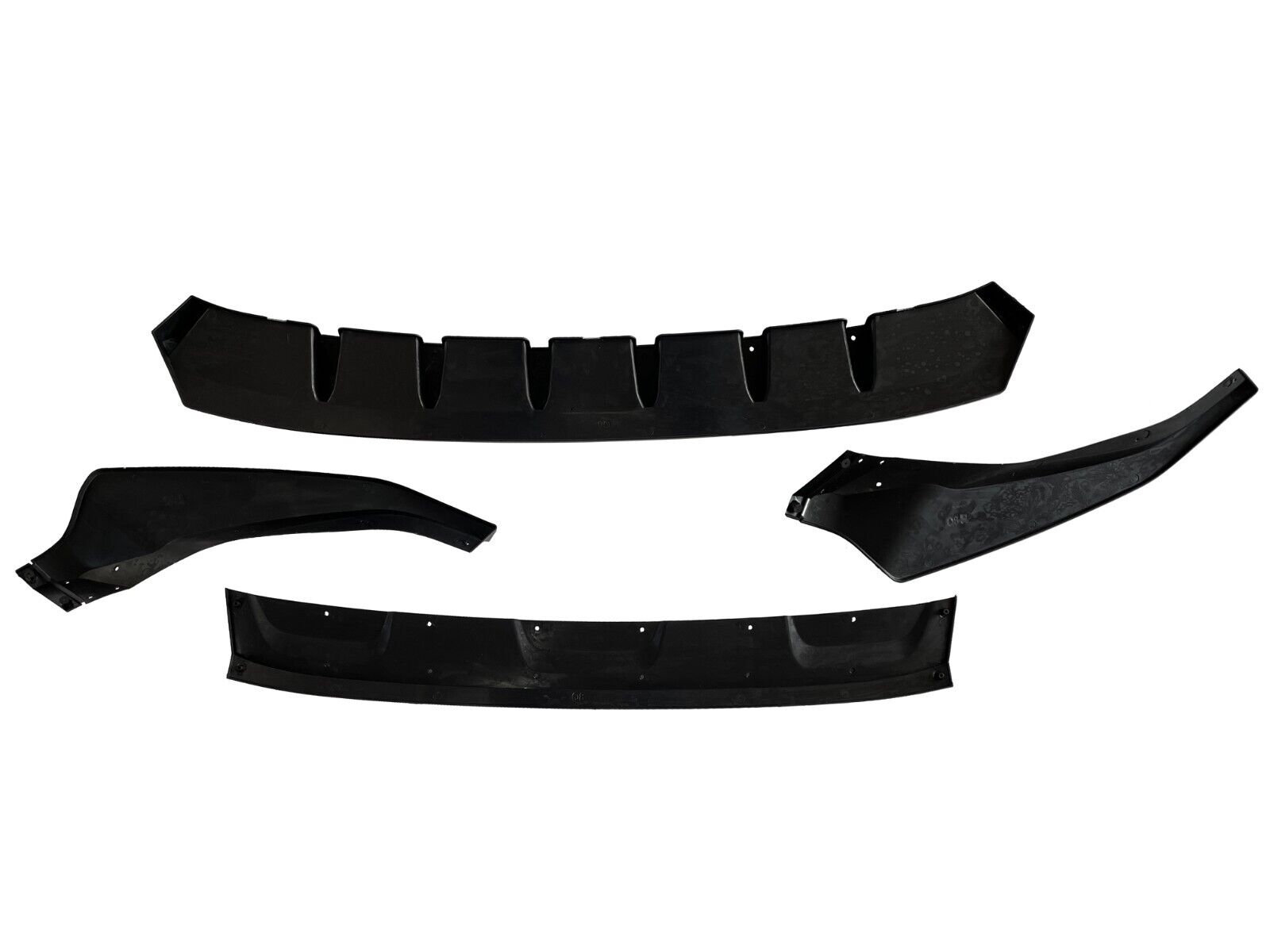 FOR AUDI Q8 S LINE FRONT BUMPER SPLITTER LIP SPOILER GLOSS BLACK 2018 ONWARDS