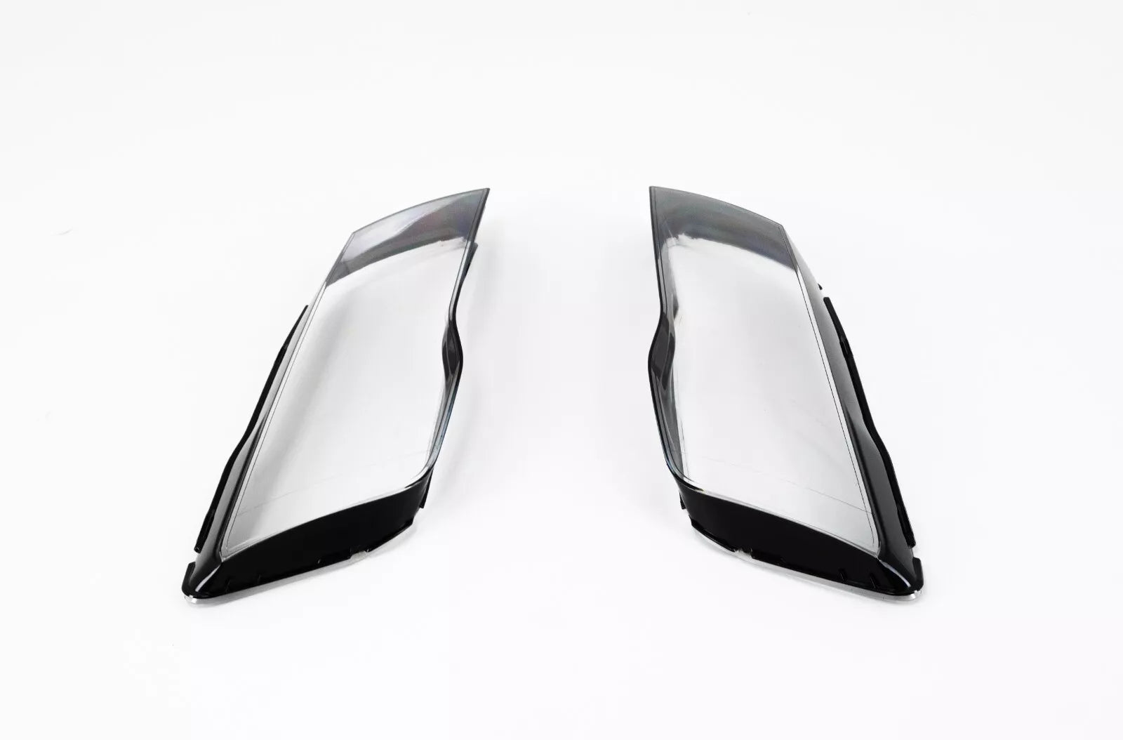 FOR AUDI A7 LEFT RIGHT SIDE PAIR FRONT HEADLIGHT HEADLAMP LENS COVER 2010-2014