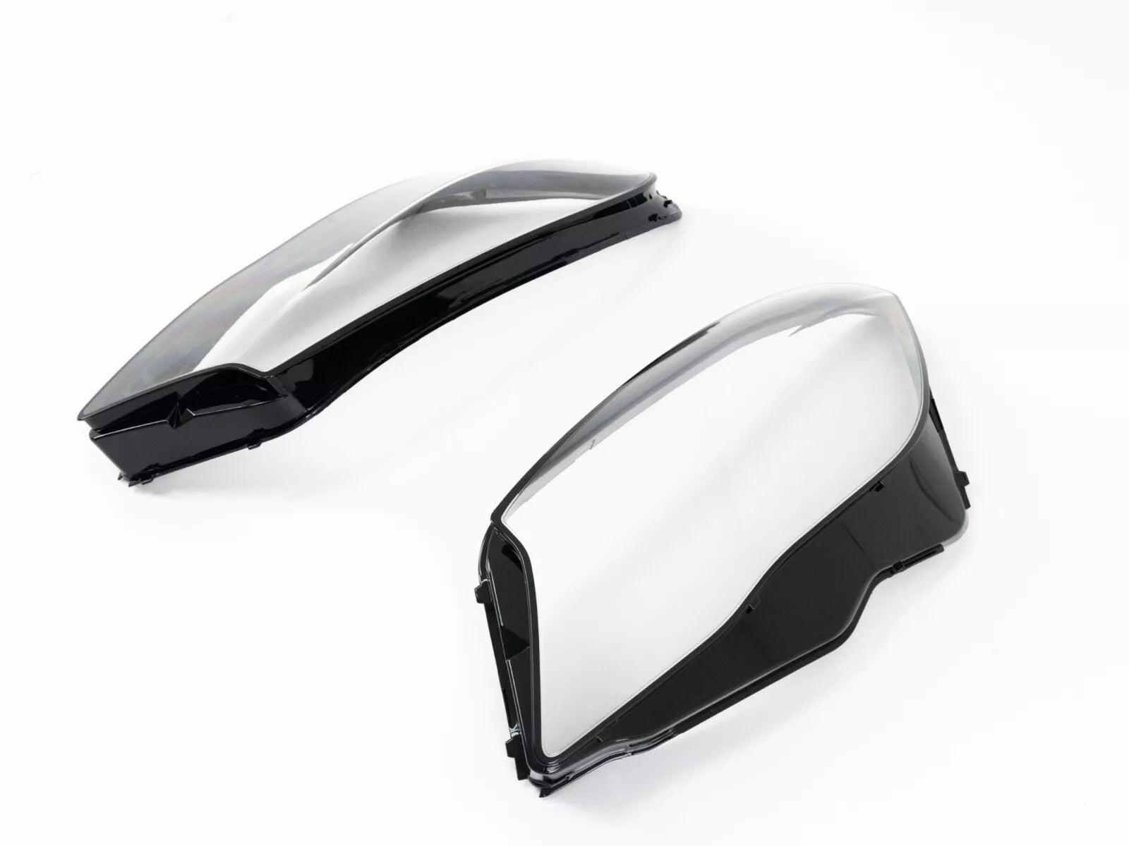 FOR MERCEDES GLA W156 X156 FRONT LEFT RIGHT PAIR HEADLIGHT LENS COVERS 2017-2019